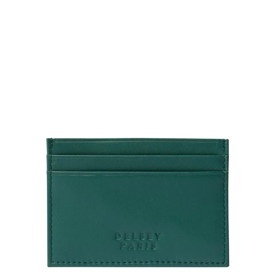 delsey-le-cuir-lisse-kartenetui-leder-gr-n-kartenhalter image 1
