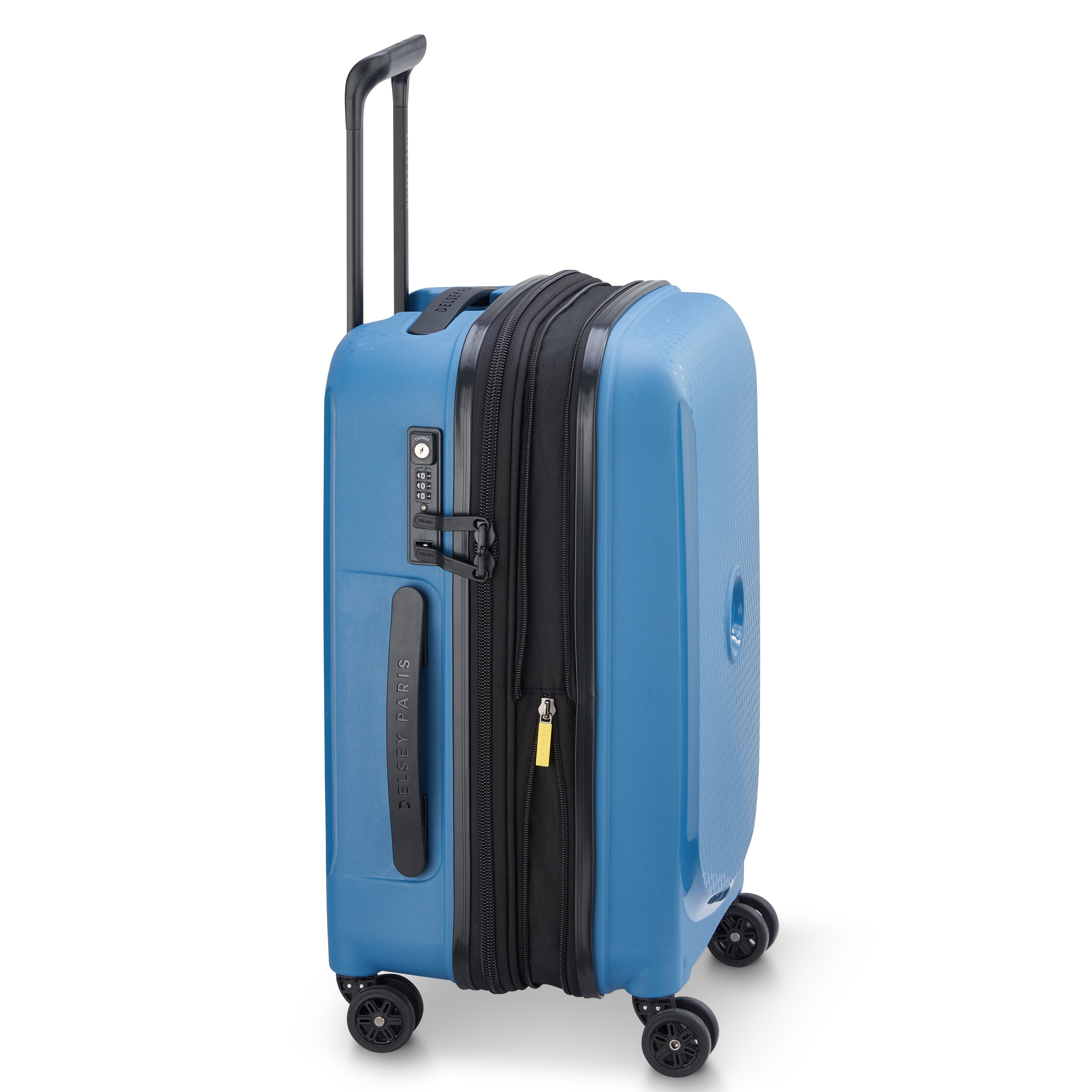 delsey-belmont-plus-kabinenkoffer-55-cm-blau-erweiterbar image 7