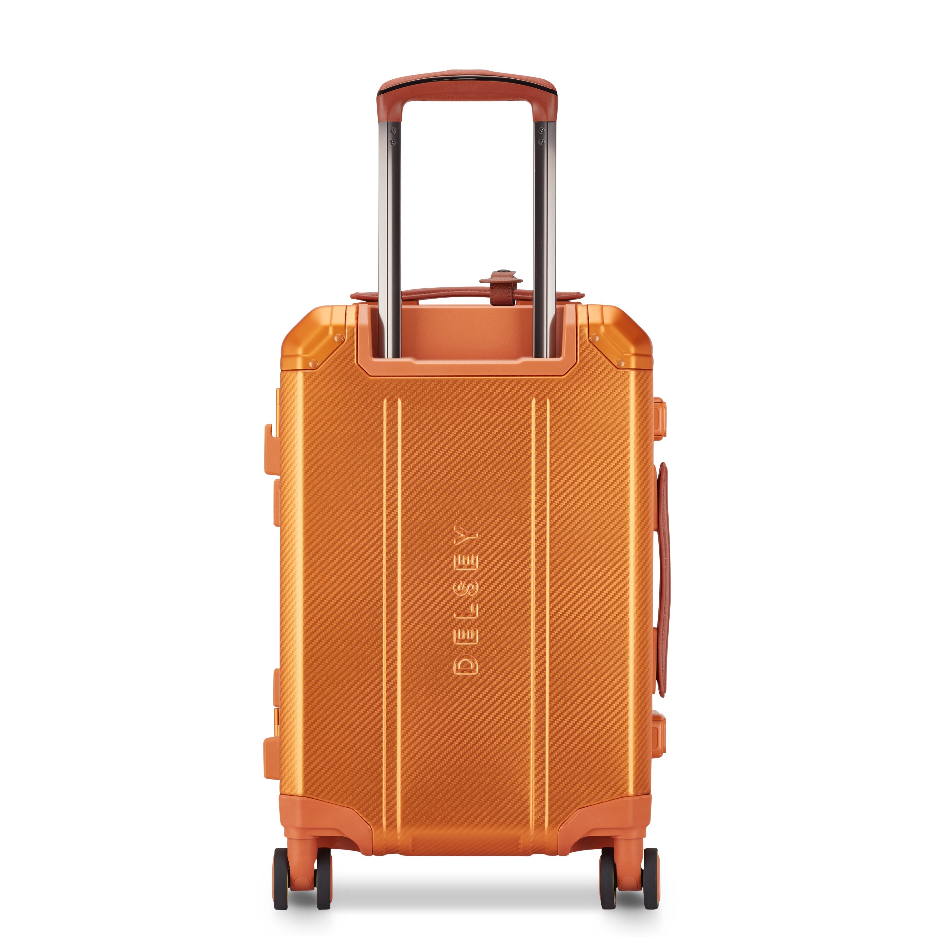 delsey-alu-r-kabinenkoffer-55-cm-orange-aluminium image 3