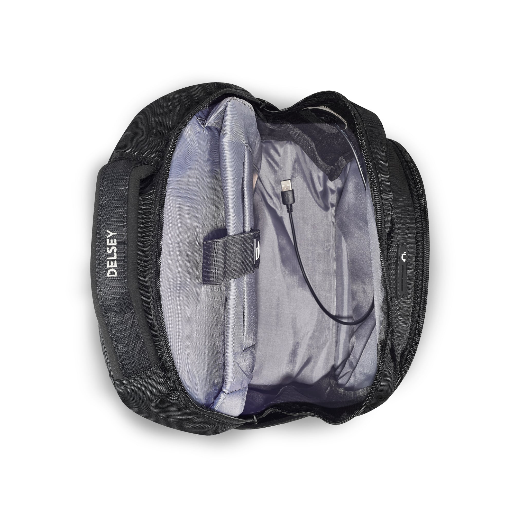 delsey-maubert-2-0-element-rucksack-33l-schwarz-laptop image 8