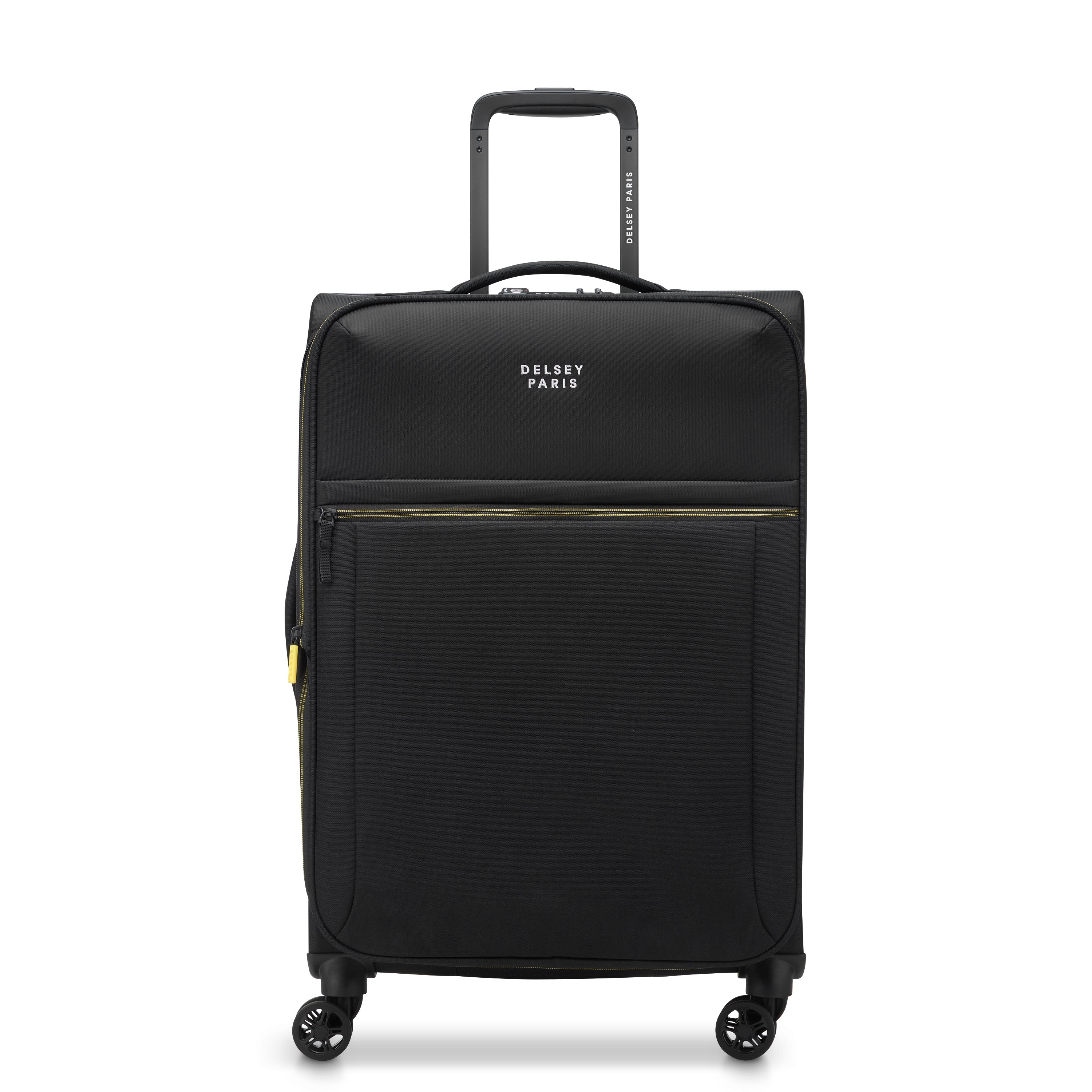 delsey-brochant-3-67-cm-reisekoffer-deep-black-erweiterbar image 1