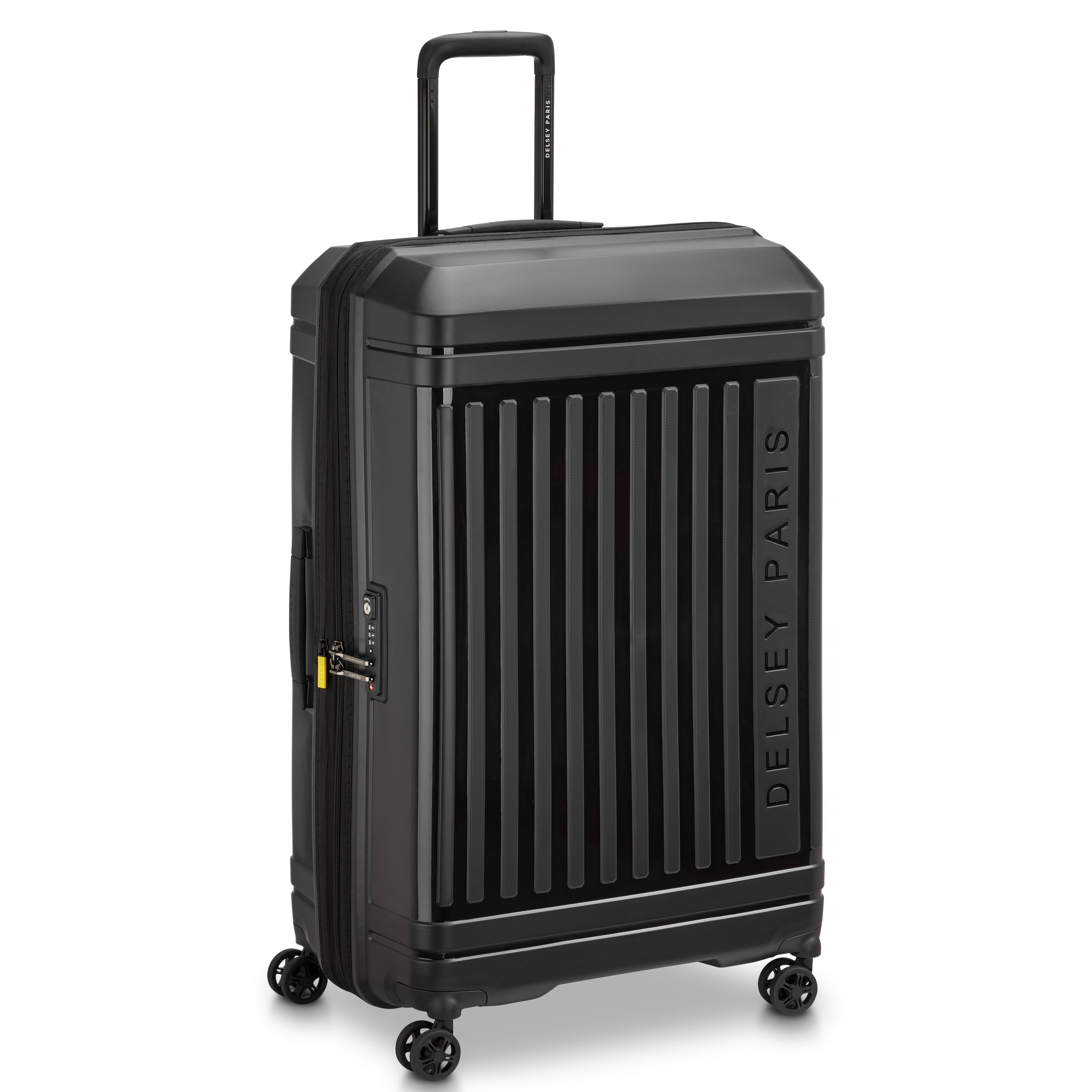 delsey-lutece-se-79-cm-koffer-schwarz-erweiterbar image 2