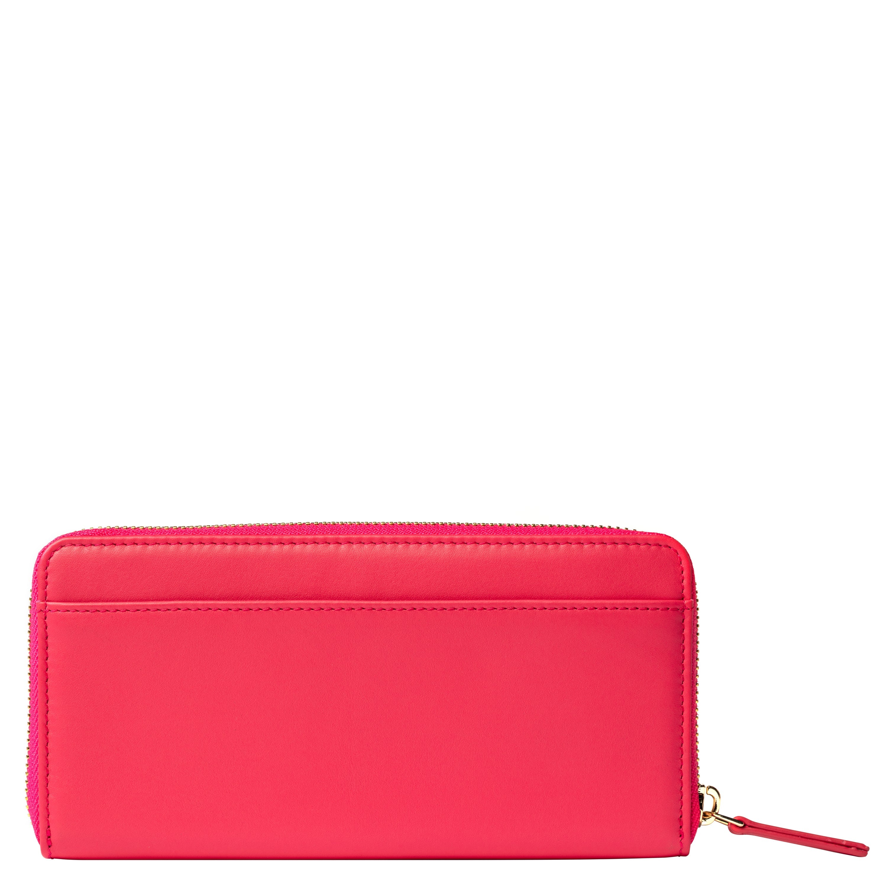delsey-le-cuir-lisse-geldb-rse-pink-leder-portemonnaie image 4