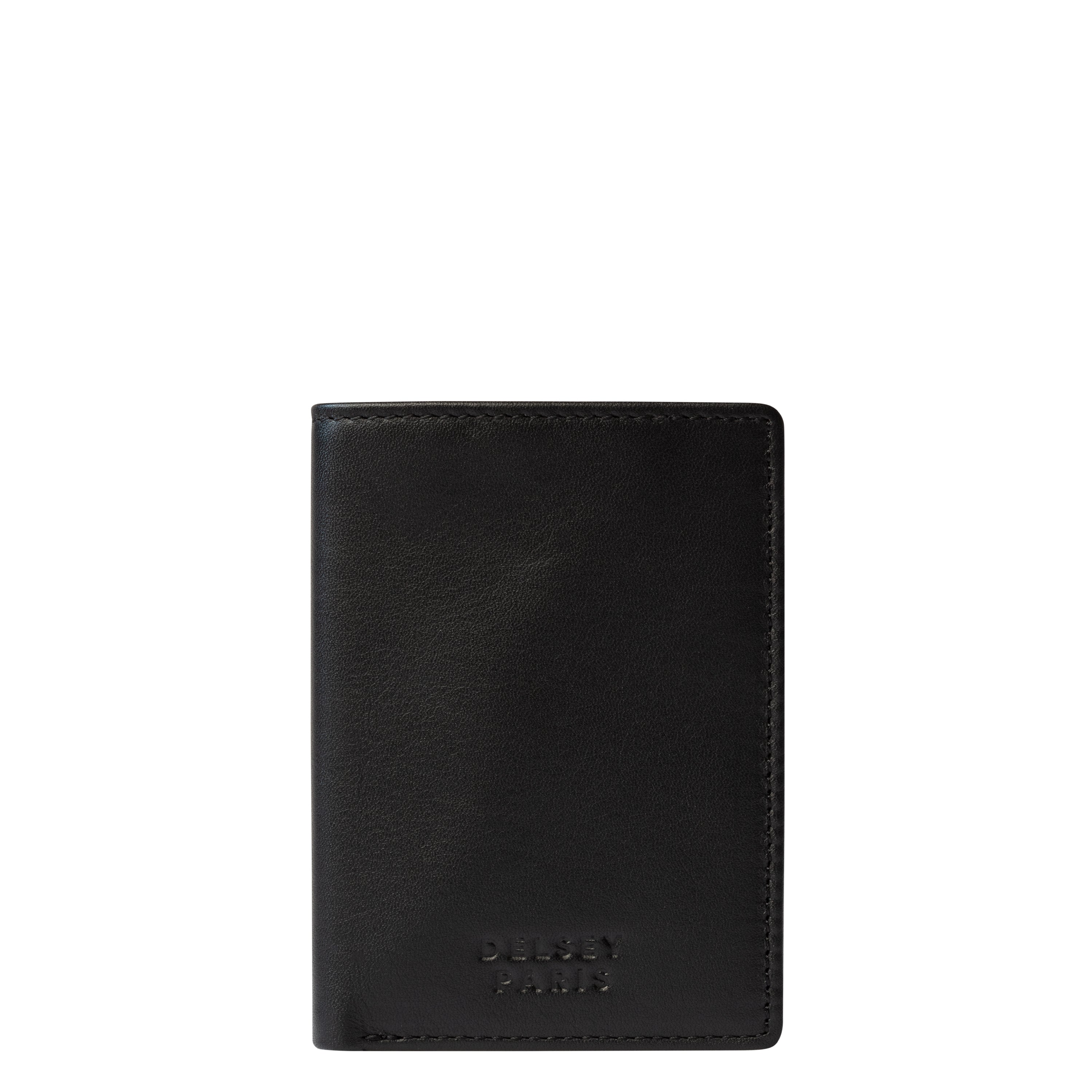 delsey-paris-le-cuir-lisse-geldb-rse-schwarz-leder image 1