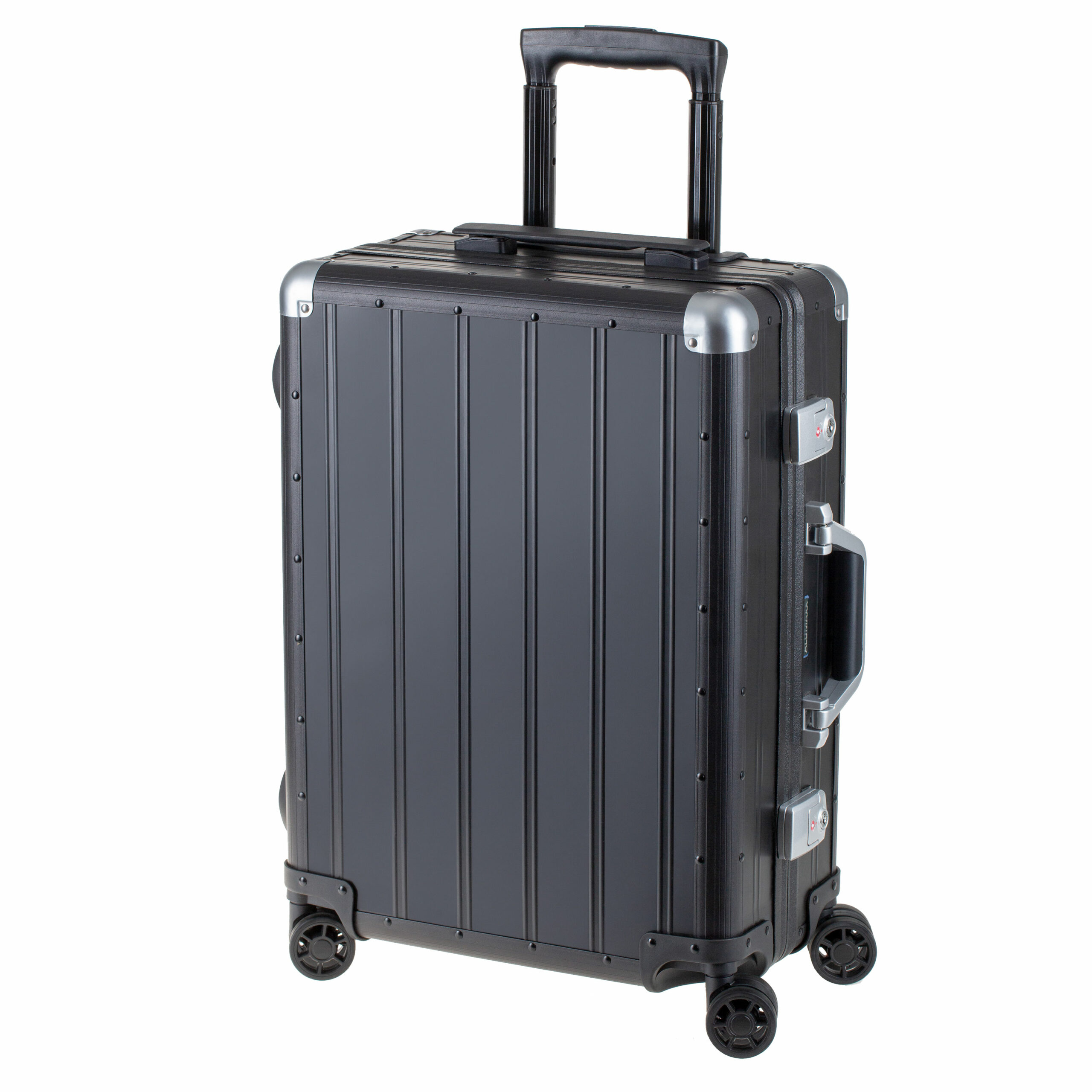 alumaxx-orbit-reisetrolley-aluminium-schwarz-matt-handgep-ck image 1
