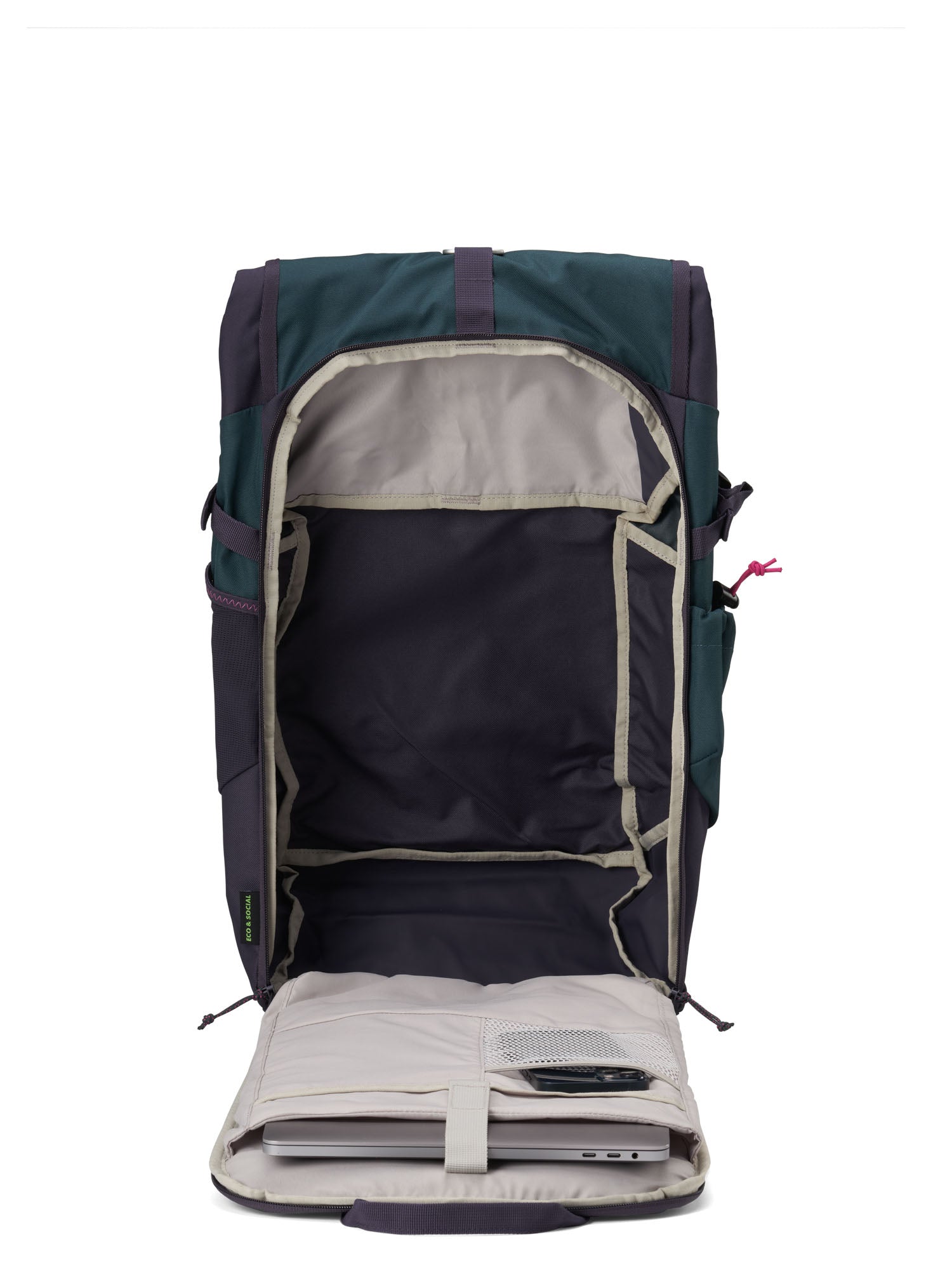 aevor-roll-pack-2-0-rucksack-vintage-teal-rolltop-15-laptop image 4