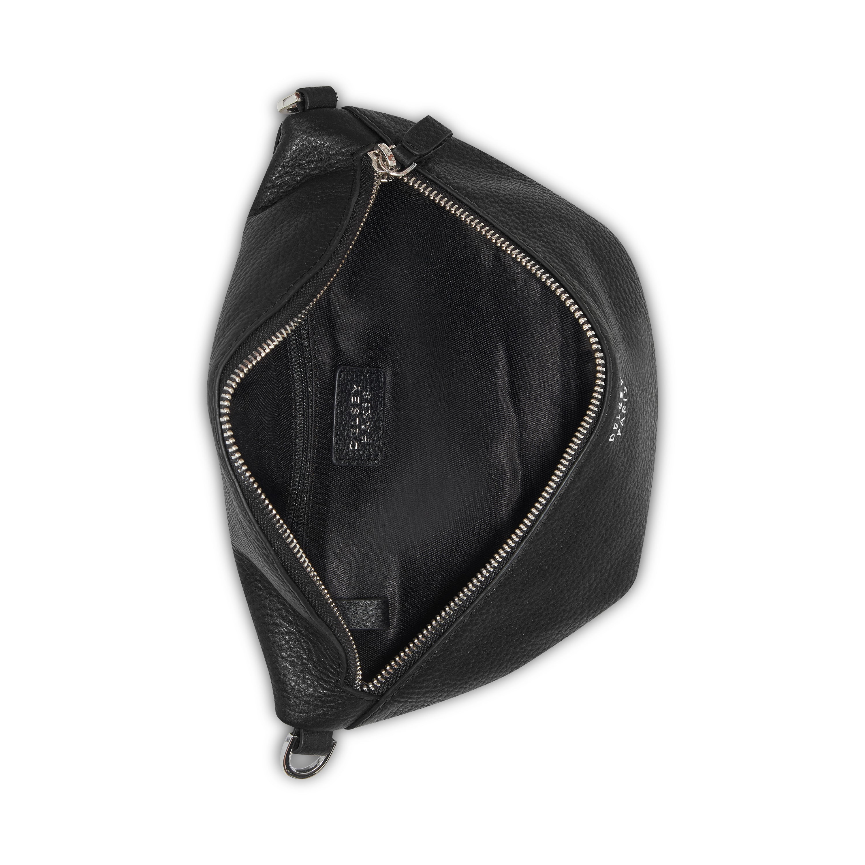 delsey-le-cuir-graine-bauchtasche-leder-schwarz image 3