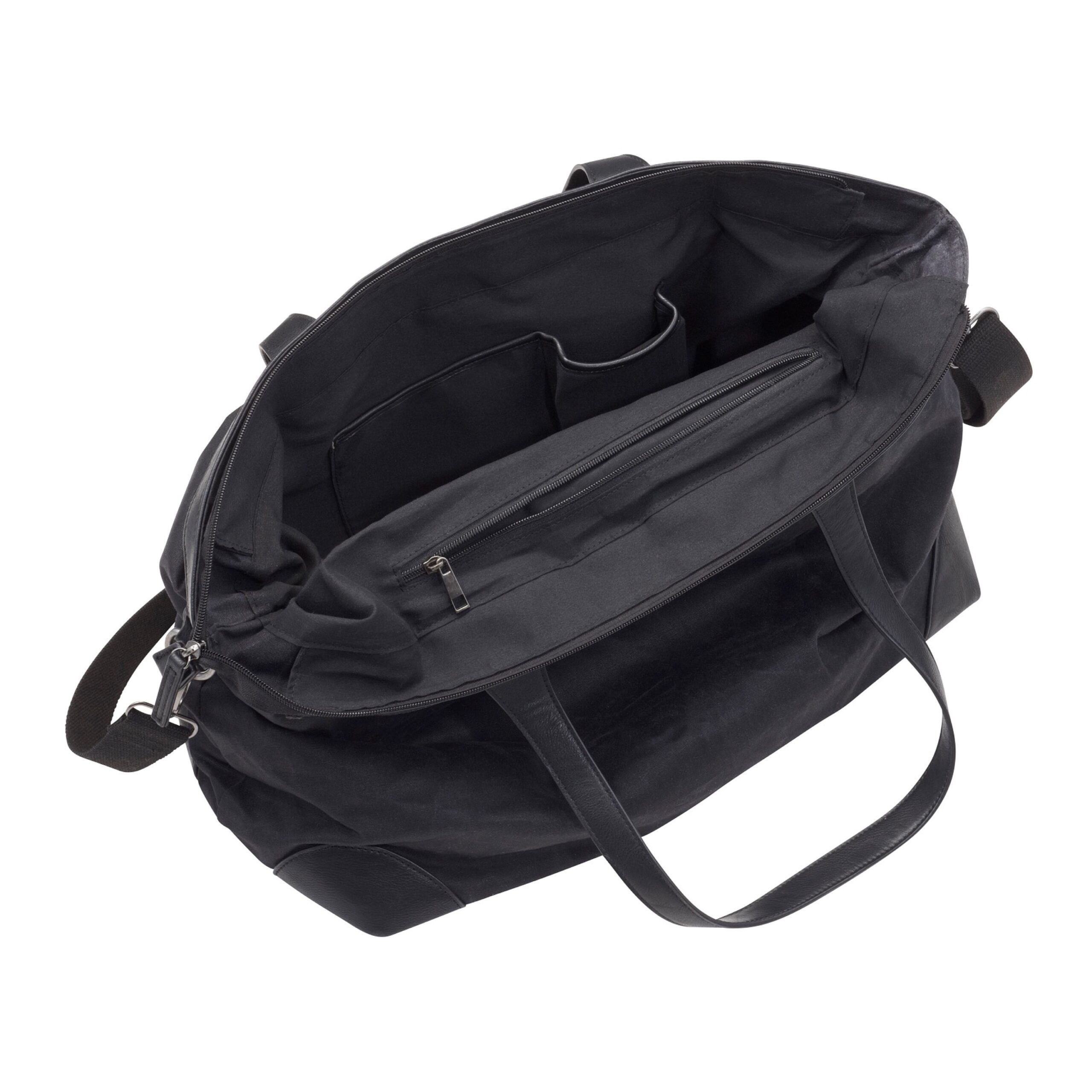 pride-and-soul-all-night-weekender-schwarz-canvas-reisetasche image 2