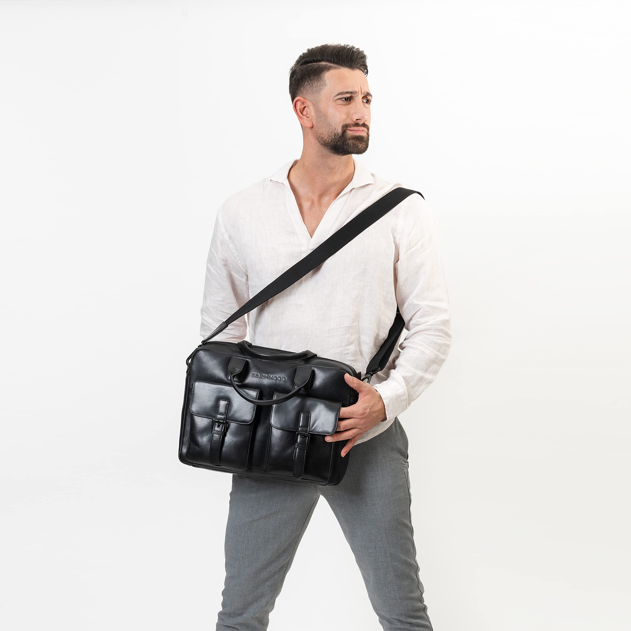 farmhood-memphis-aktentasche-leder-39-cm-laptopfach-magnetverschluss image 3