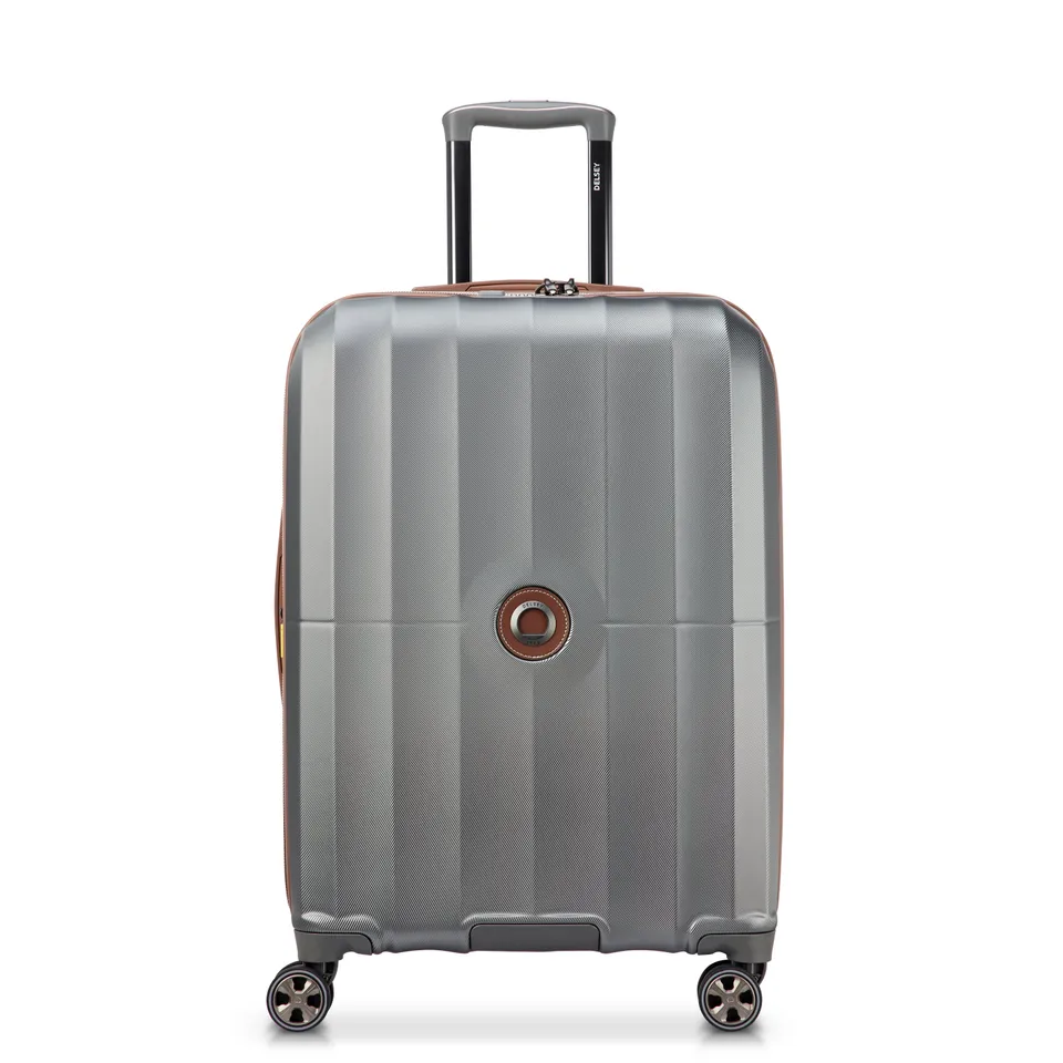 delsey-carrousel-2-hartschalenkoffer-66-cm-silver-erweiterbar image 1