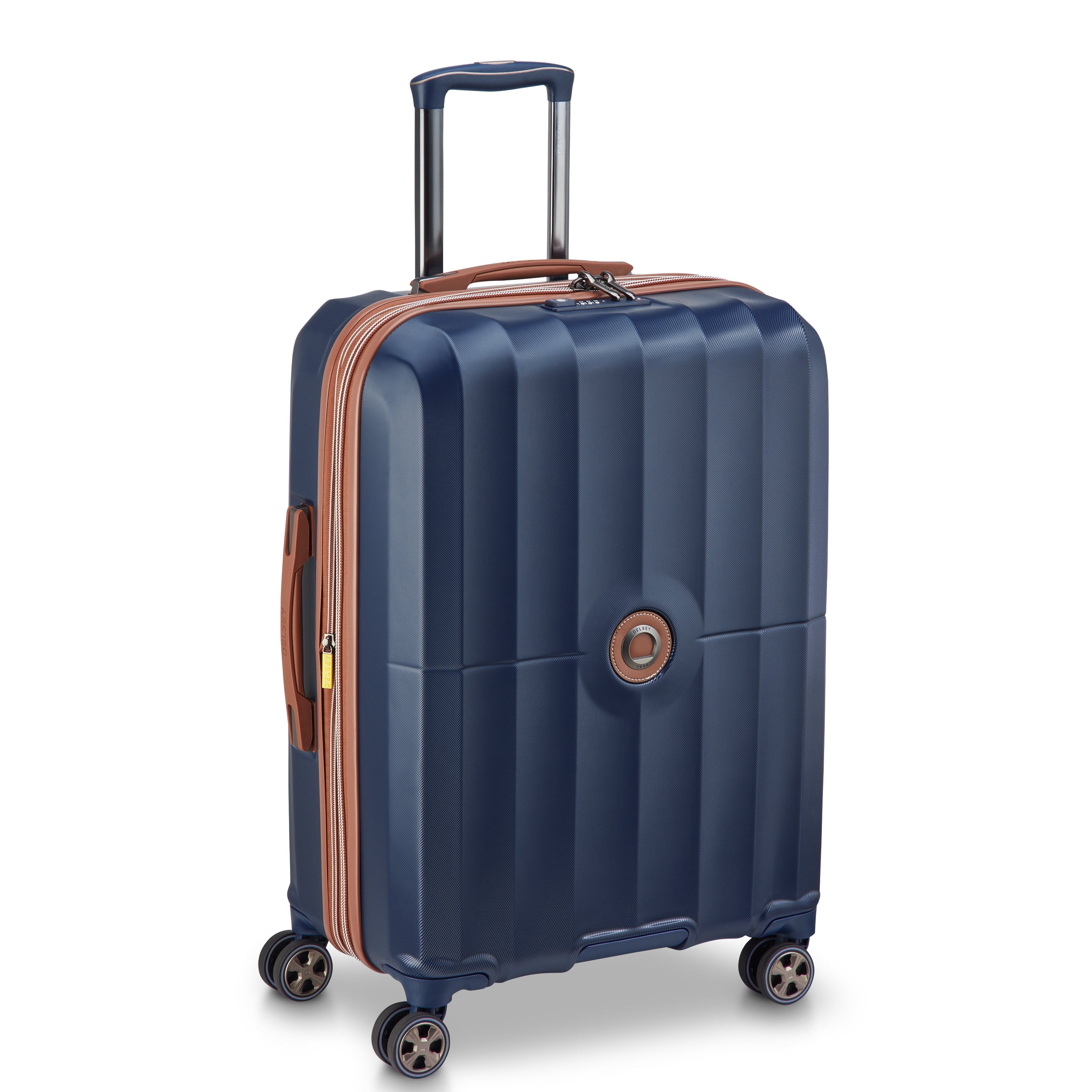 delsey-carrousel-2-koffer-66-cm-blau-erweiterbar image 2