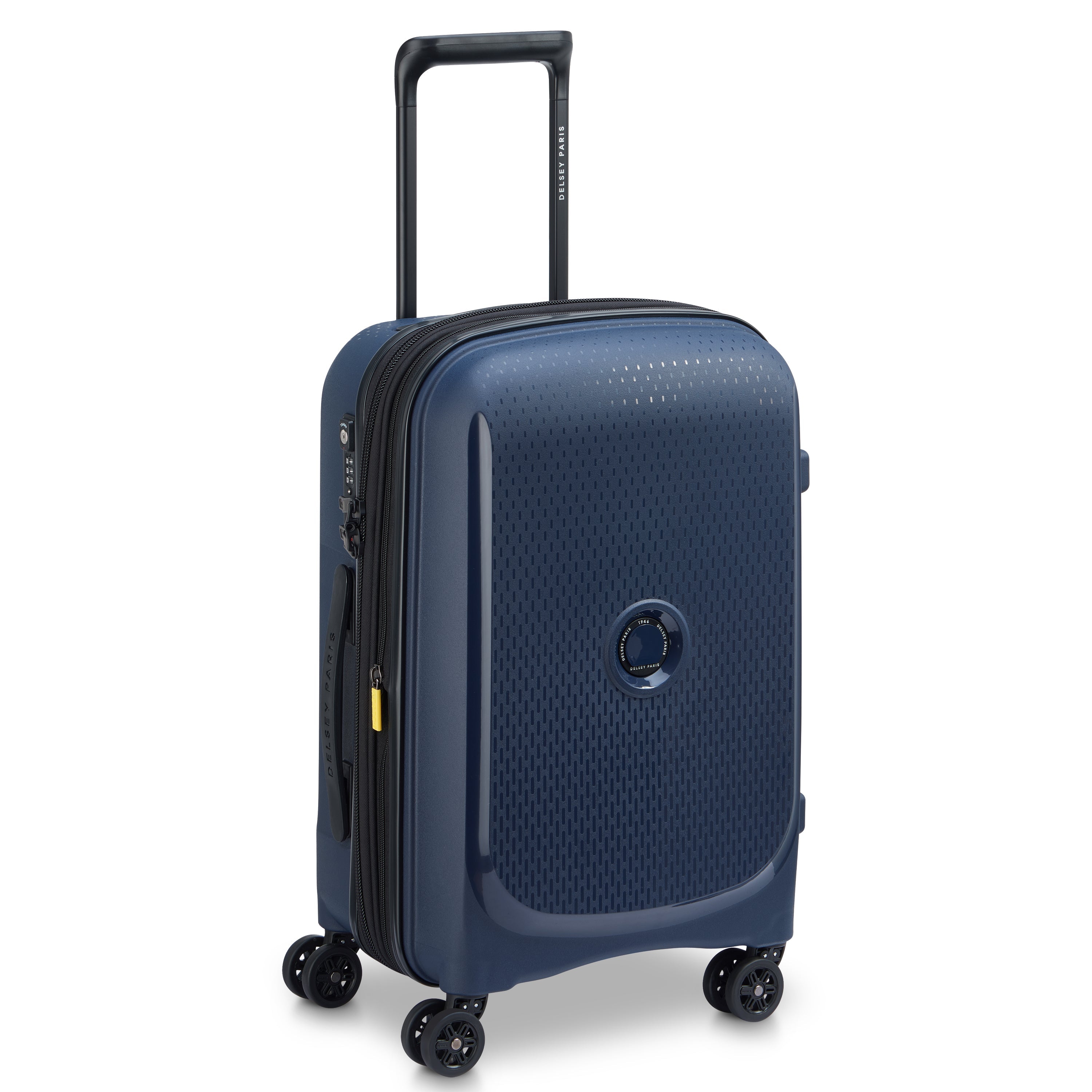 delsey-belmont-plus-55-cm-kabinenkoffer-blau-erweiterbar image 2