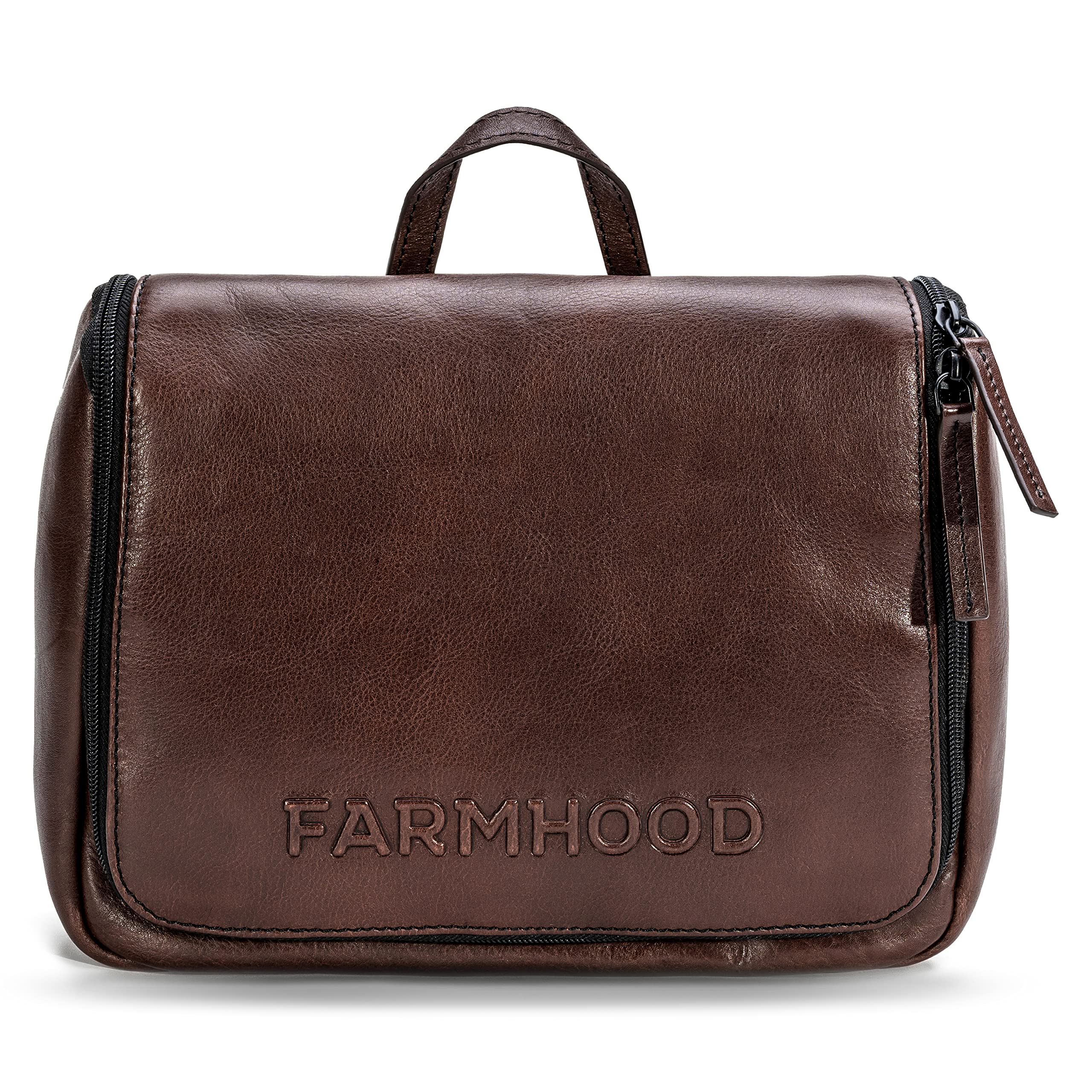 farmhood-memphis-kulturbeutel-leder-27-cm-mit-haken-6l image 1