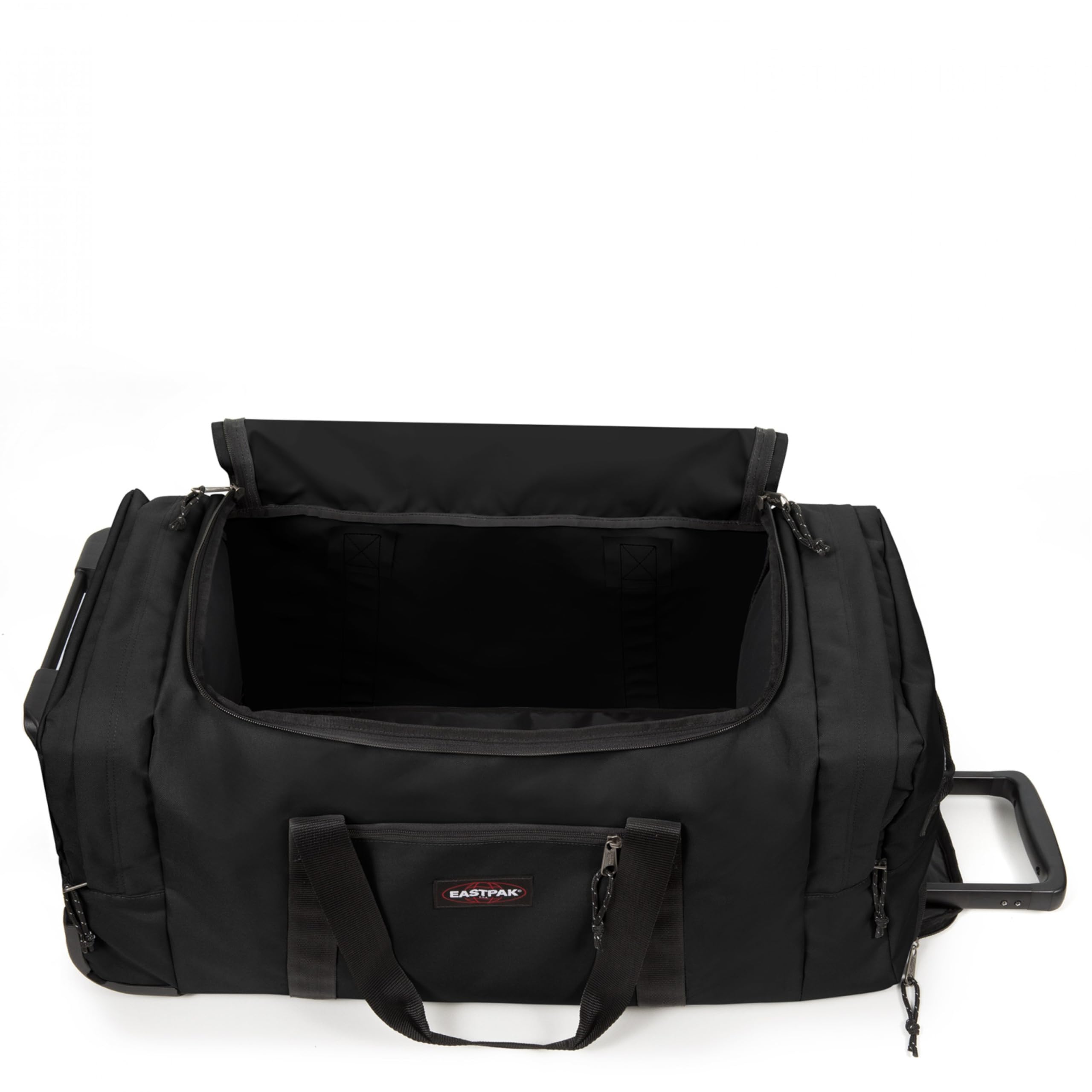 eastpak-leatherface-l-reisetasche-104l-rollentasche-schwarz image 2