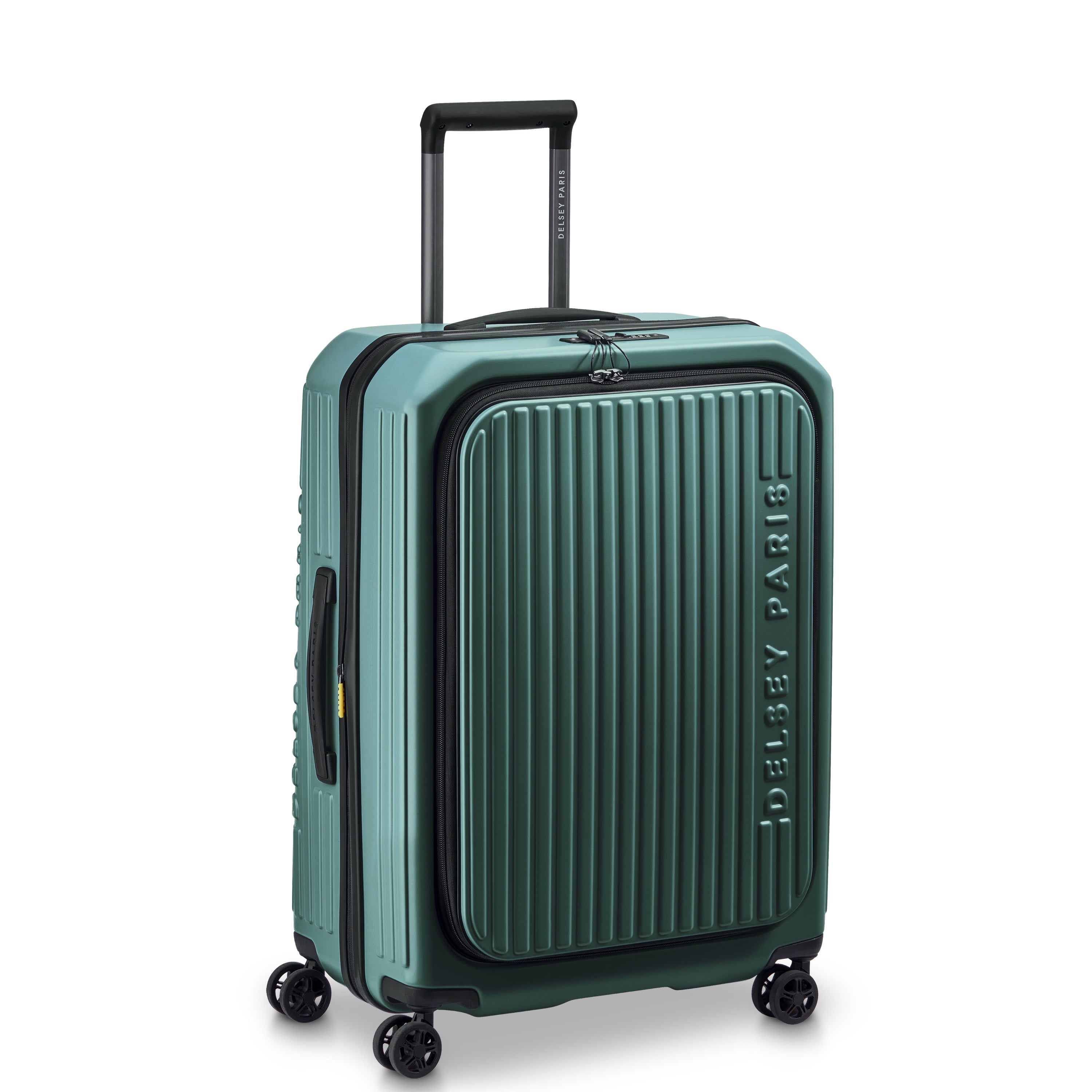 delsey-brochant-3-securitime-zip-koffer-65-5-cm-gr-n-erweiterbar image 2