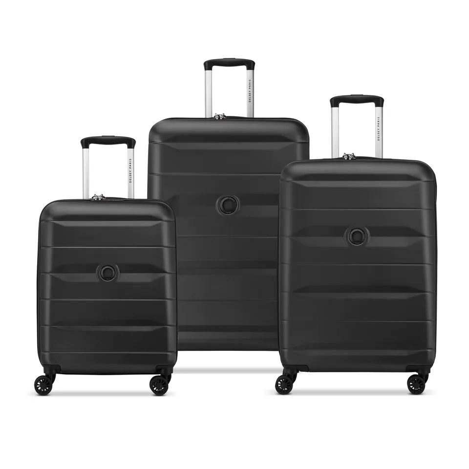 delsey-comete-4-kofferset-3-teilig-schwarz-hartschale-familie image 1