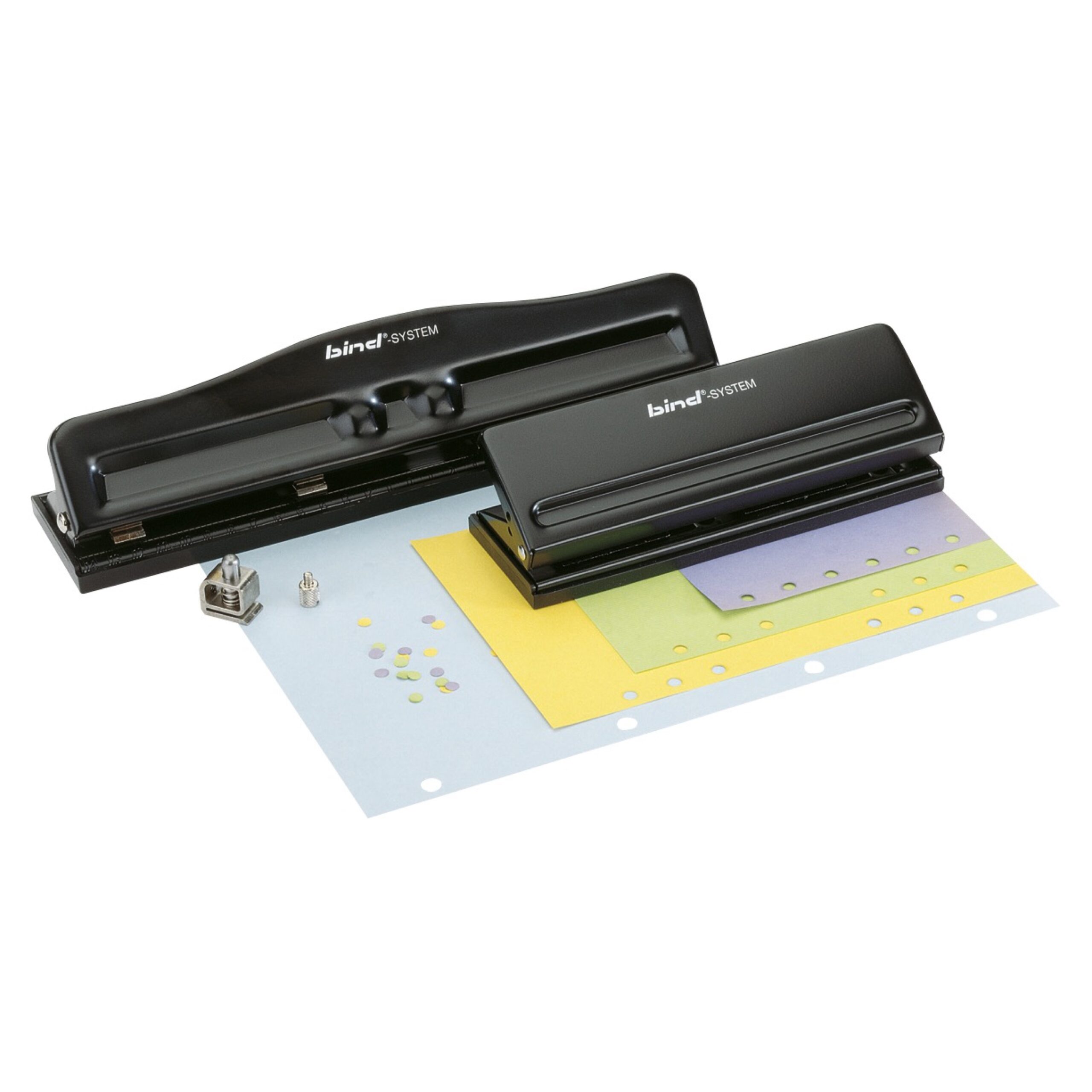 alumaxx-bind-locher-6-fach-f-r-a5-a6-a7-schwarz image 1