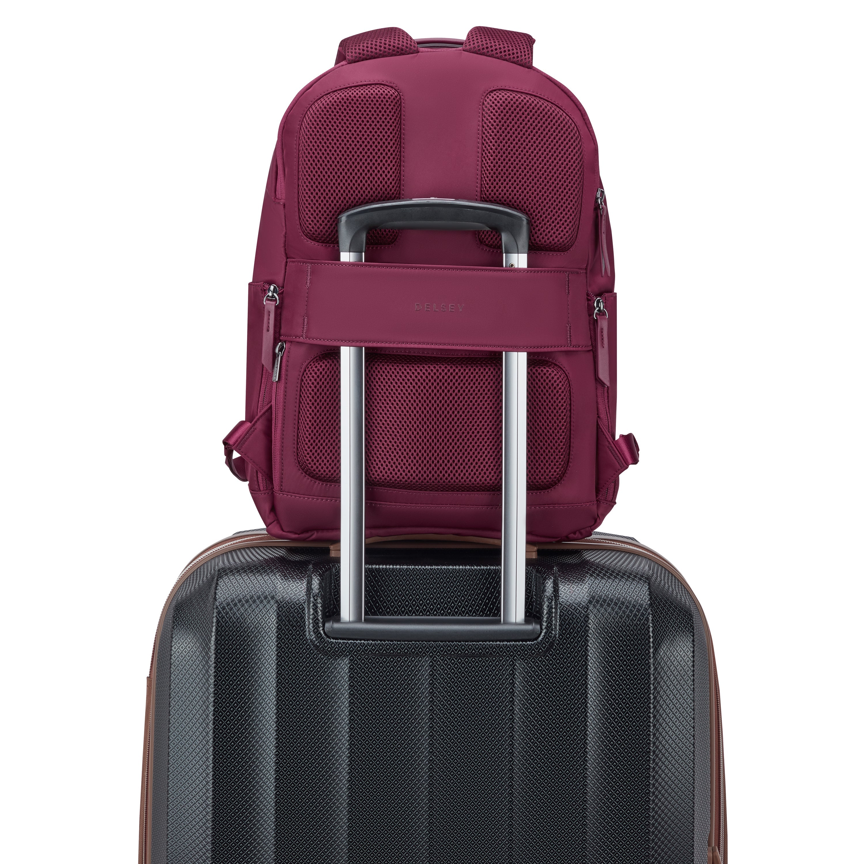 delsey-elegance-victoire-rucksack-22-l-burgunderrot-laptop image 6