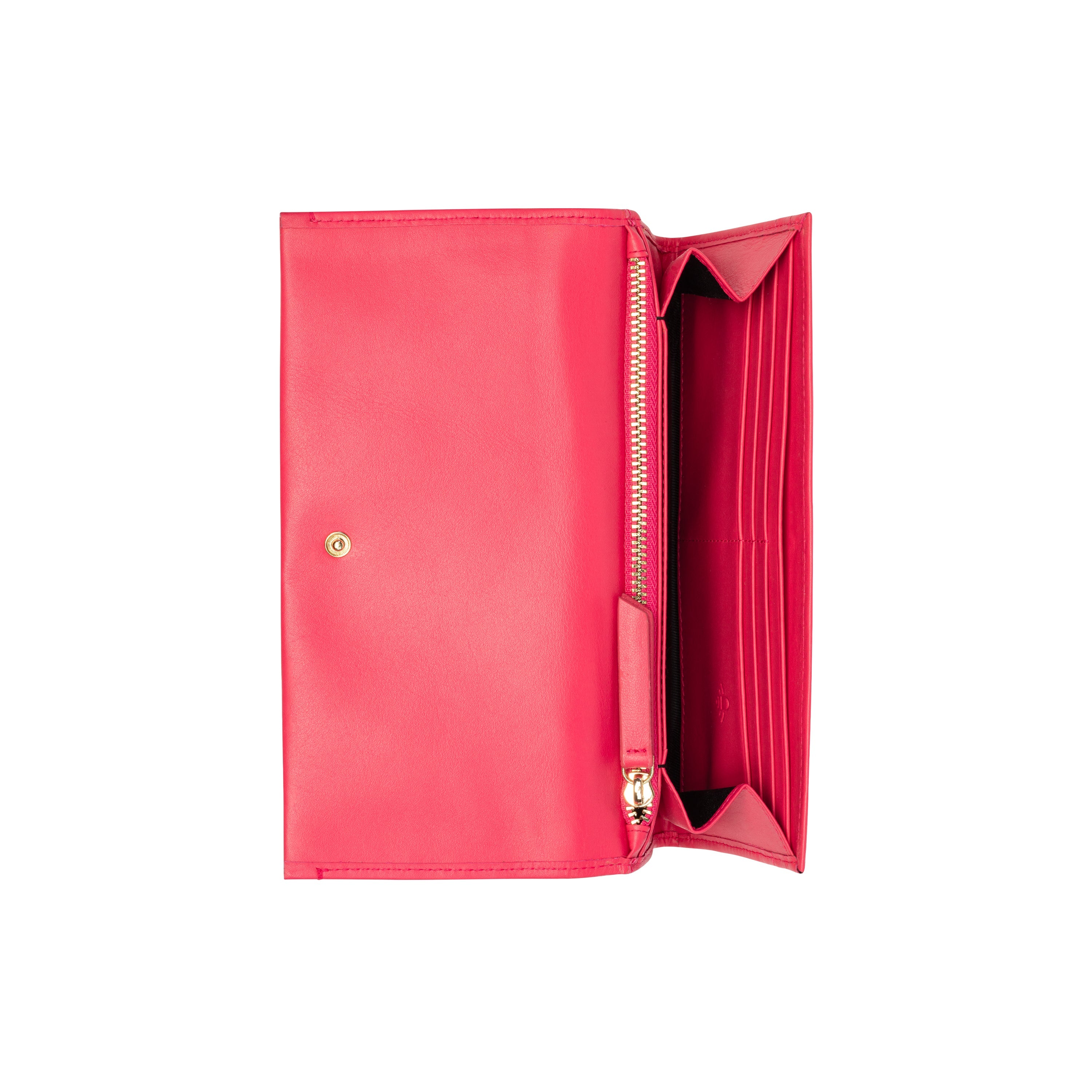 delsey-le-cuir-lisse-geldb-rse-rosa-leder-damen image 3
