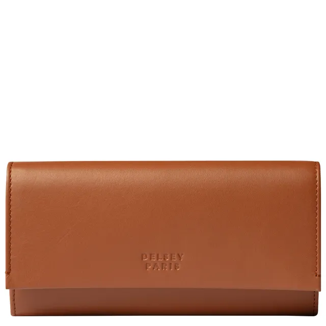 delsey-paris-le-cuir-liss-geldb-rse-leder-cognac image 1
