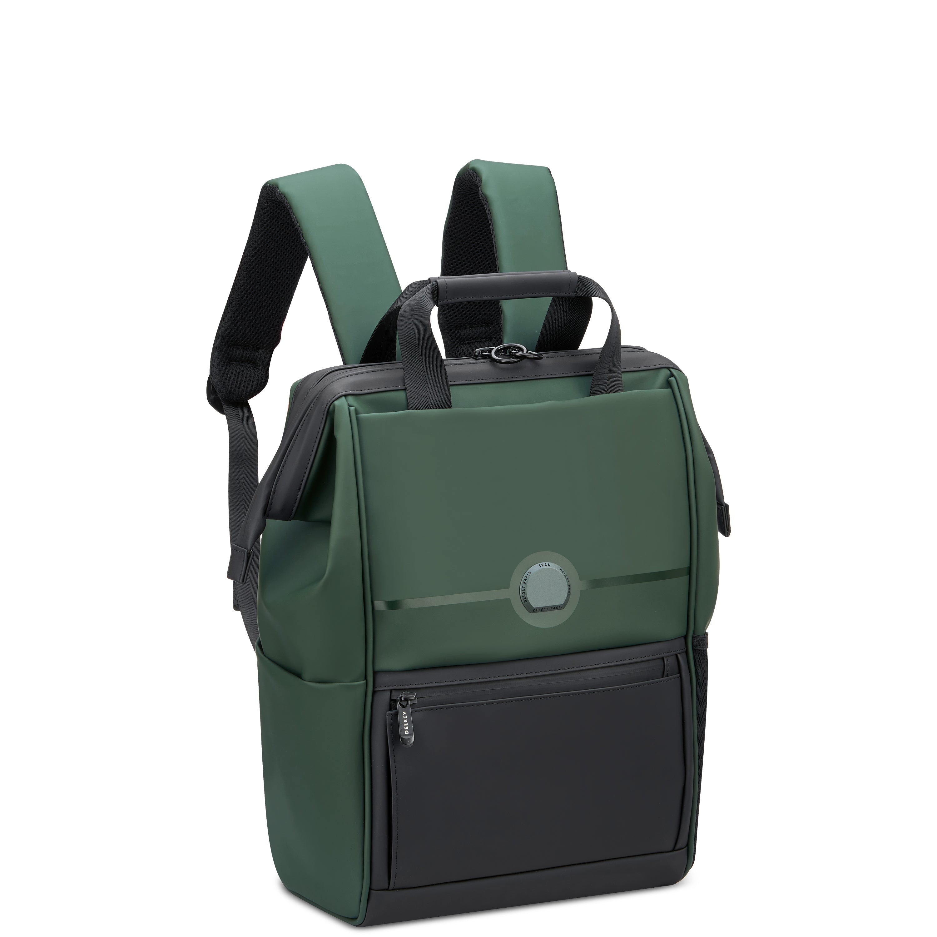 delsey-turenne-soft-rucksack-23l-gr-n-urban-laptop image 2