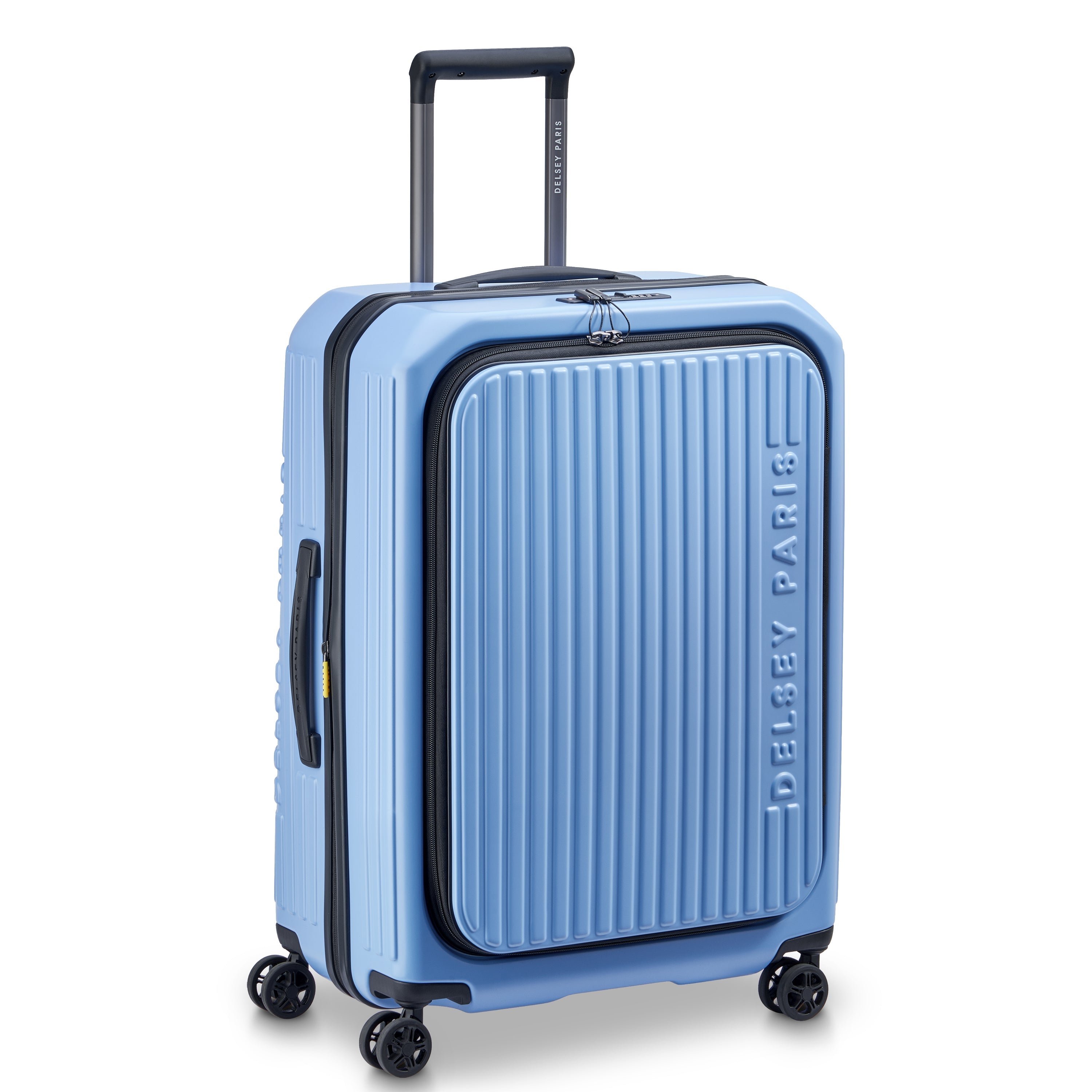 delsey-brochant-securitime-zip-65-5-cm-koffer-blau image 2