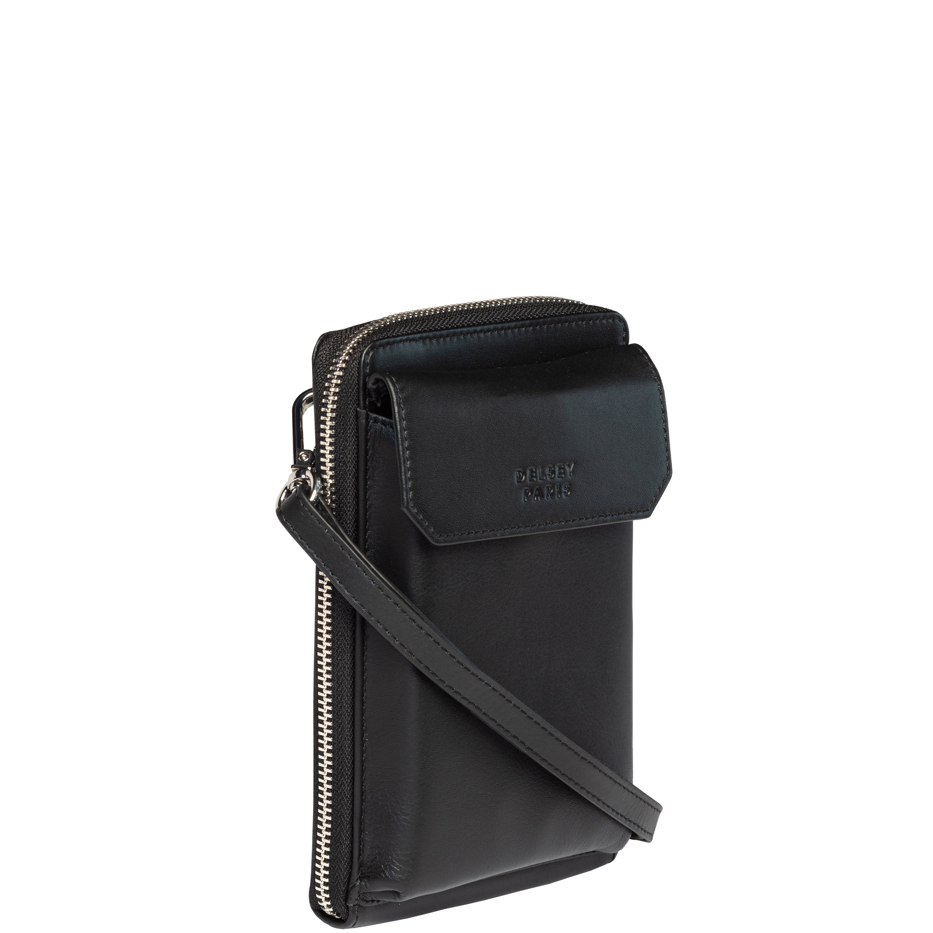 delsey-le-cuir-lisse-geldb-rse-schwarz-leder-4 image 6