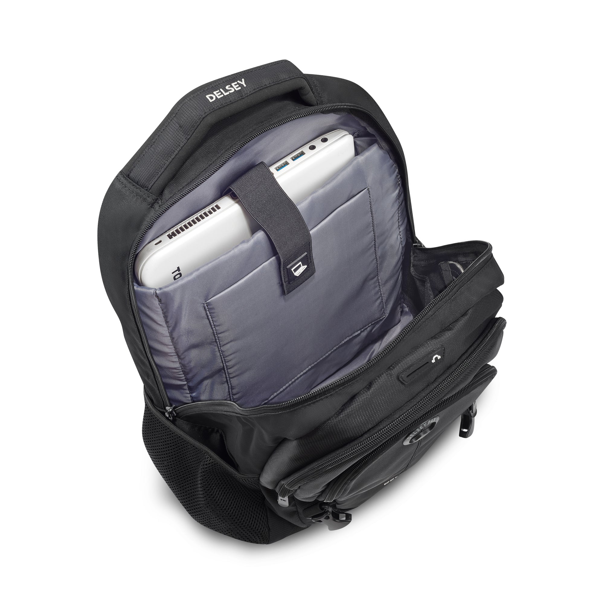 delsey-maubert-2-0-element-rucksack-33l-schwarz-laptop image 3