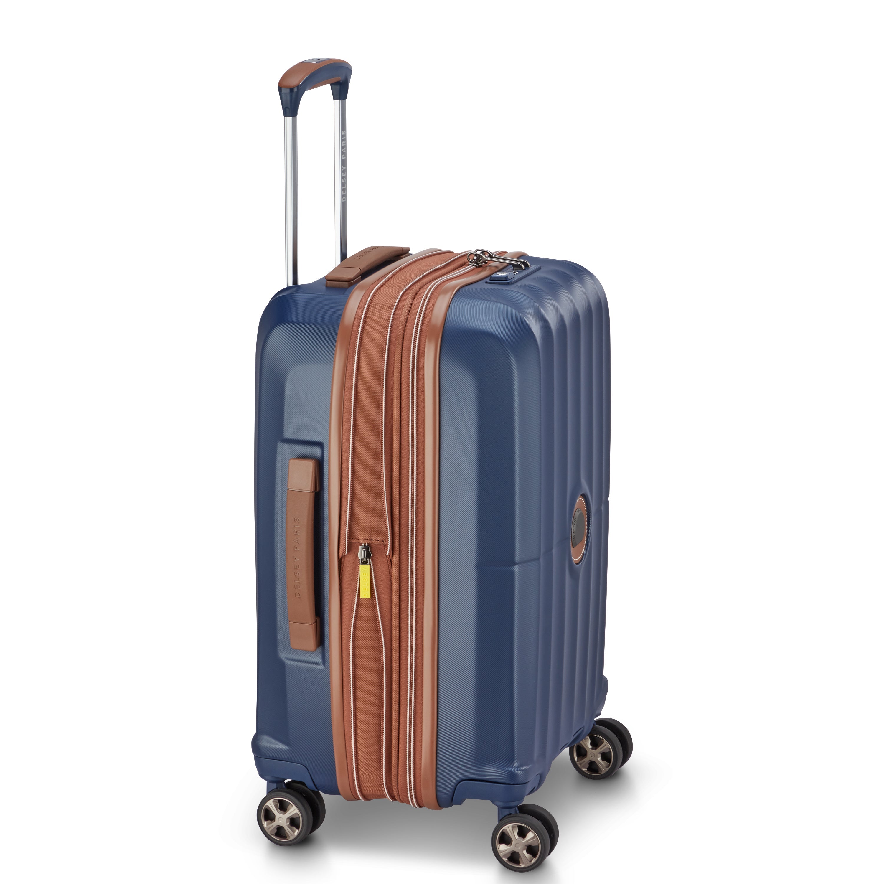 delsey-carrousel-2-kabinenkoffer-55-cm-blau-erweiterbar image 8