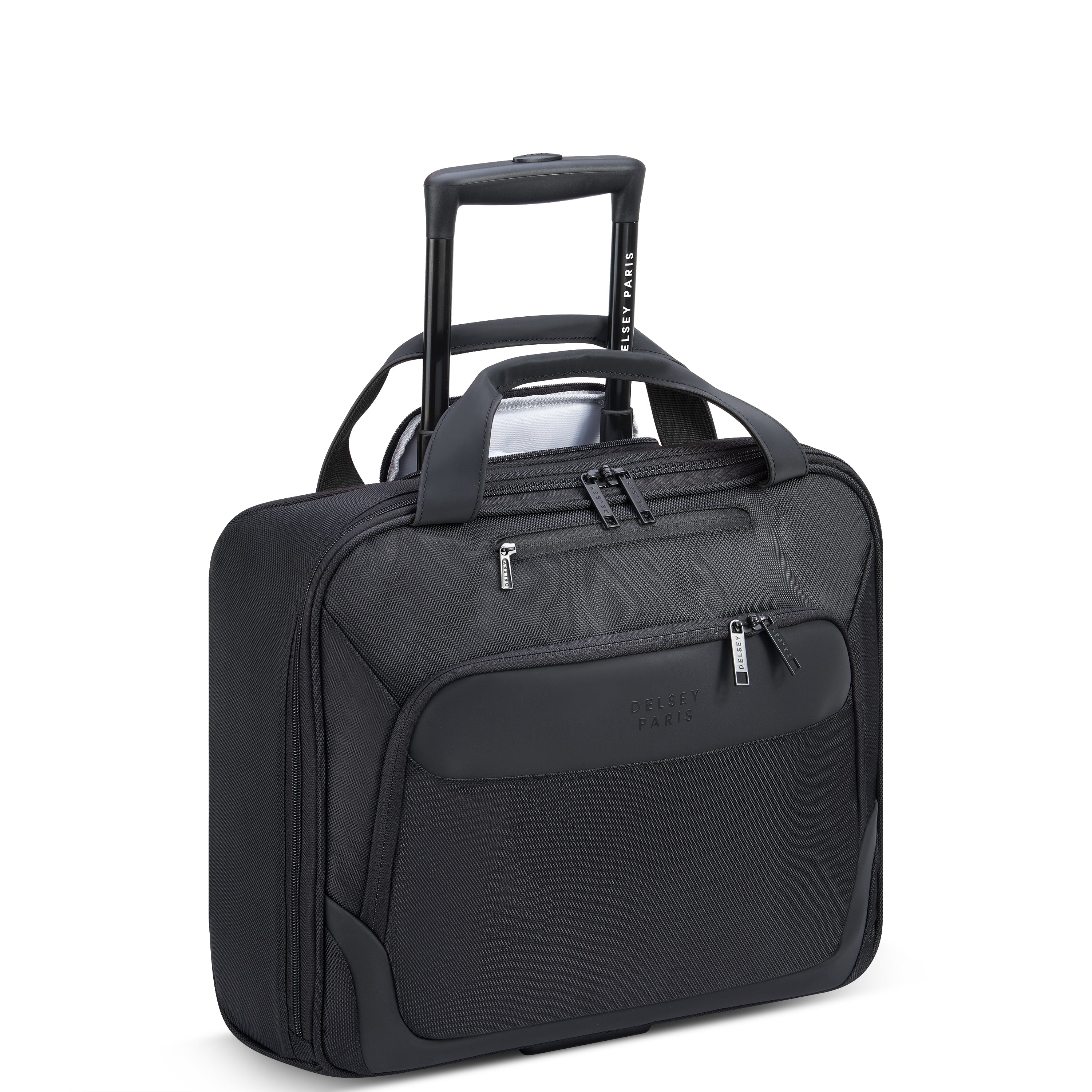 delsey-parvis-plus-42-cm-business-kabinenkoffer-schwarz-laptop image 2