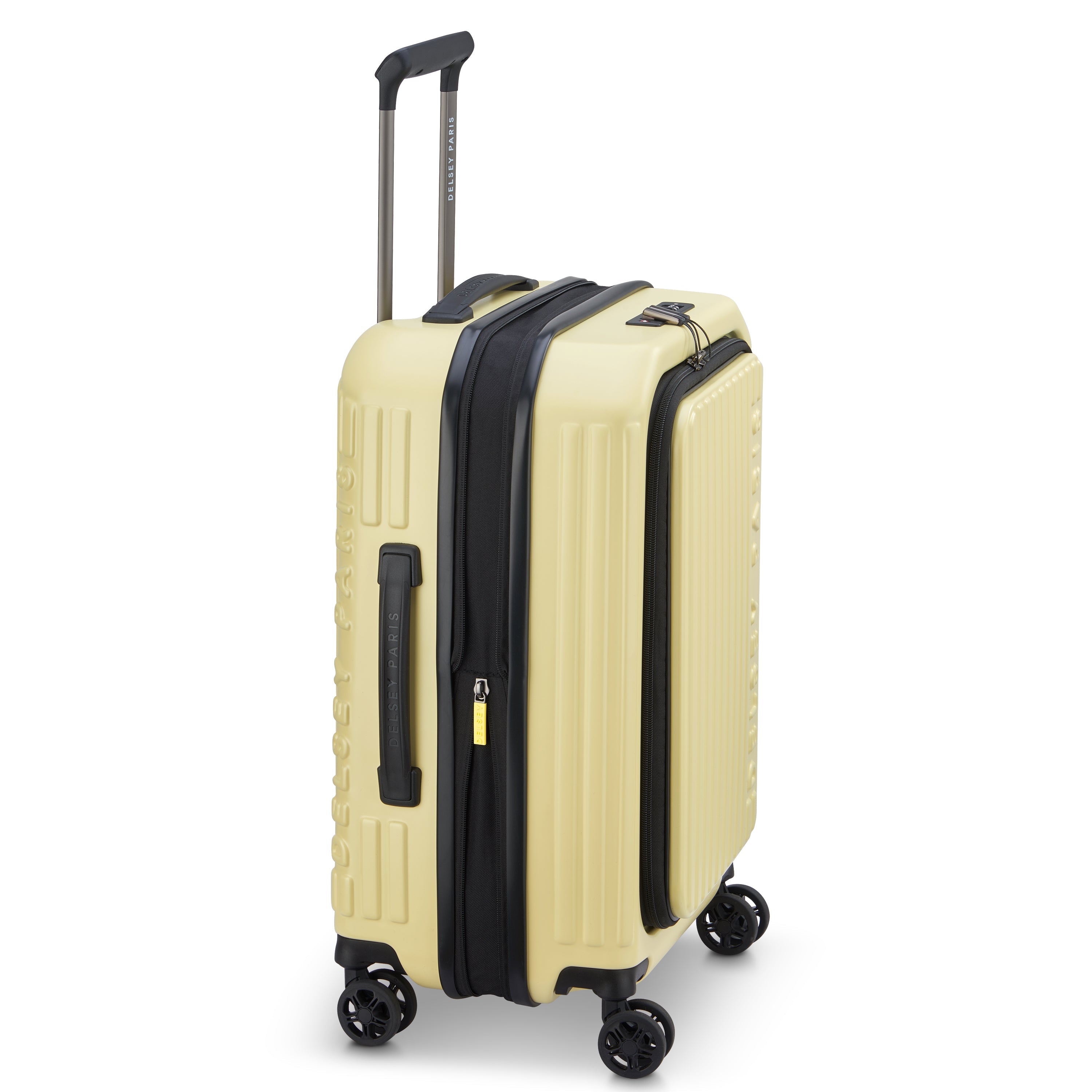 delsey-brochant-3-securitime-zip-koffer-65-5-cm-gelb image 6