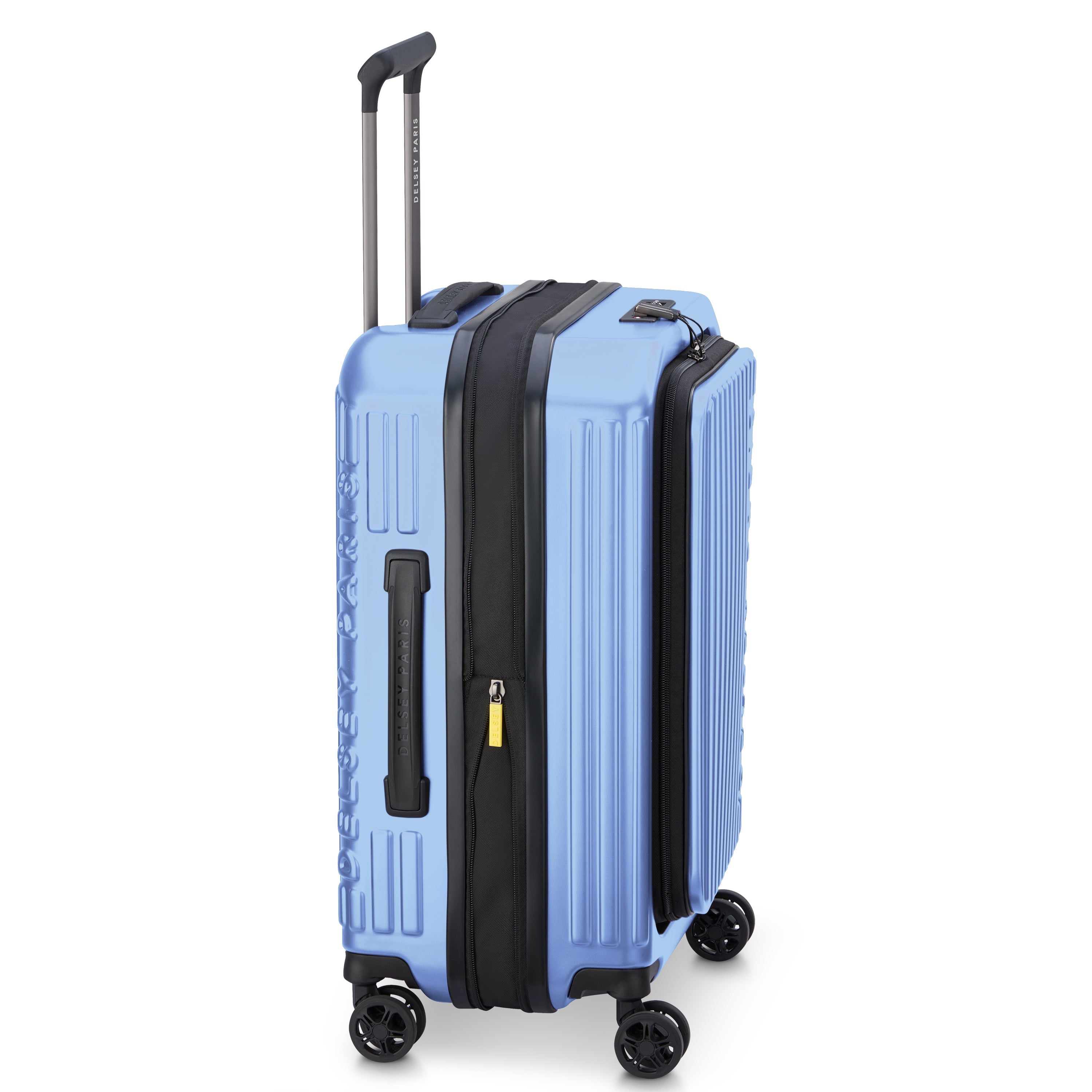 delsey-securitime-zip-kabinenkoffer-55-cm-lavendelblau image 6