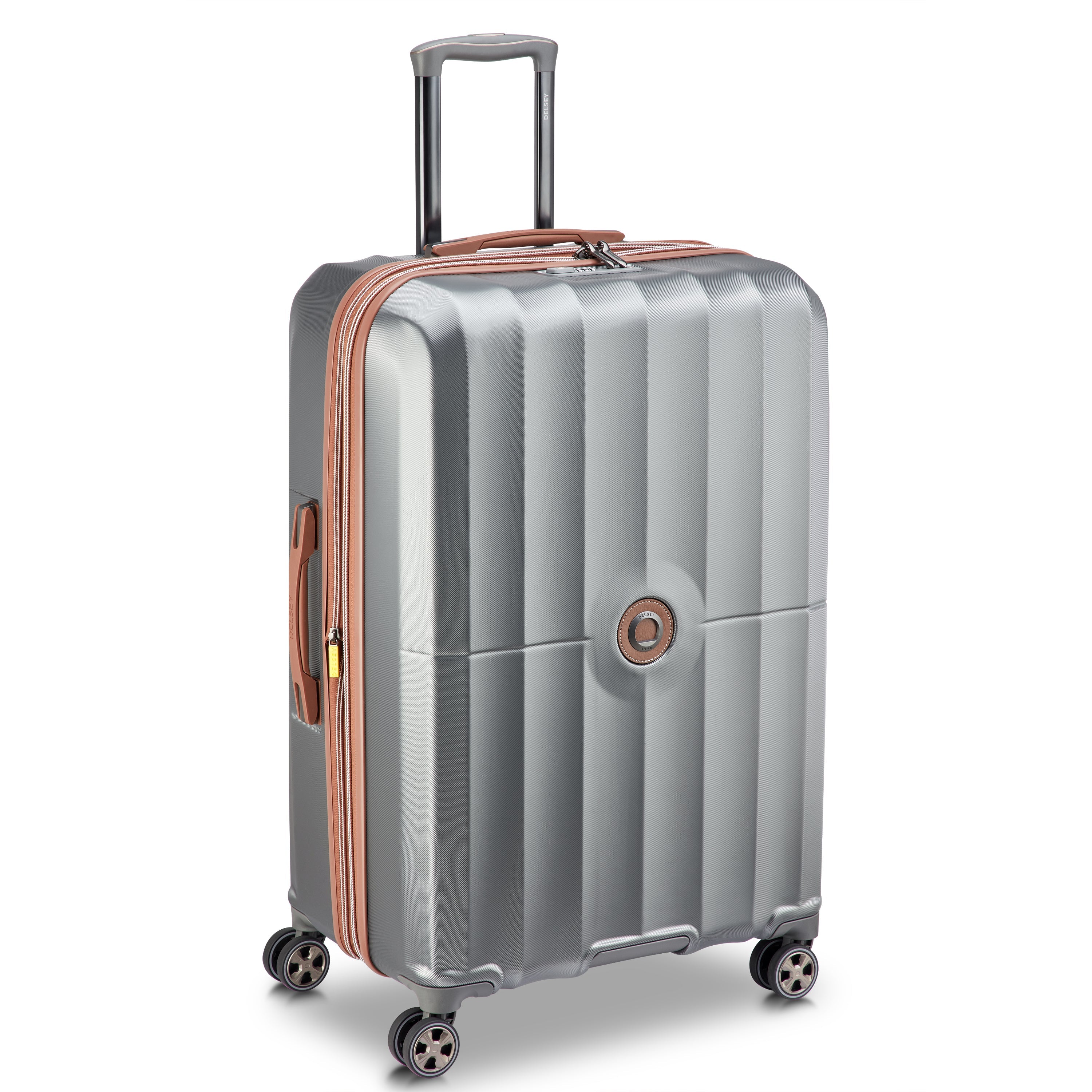 delsey-carrousel-2-76-cm-reisekoffer-silber-erweiterbar image 2