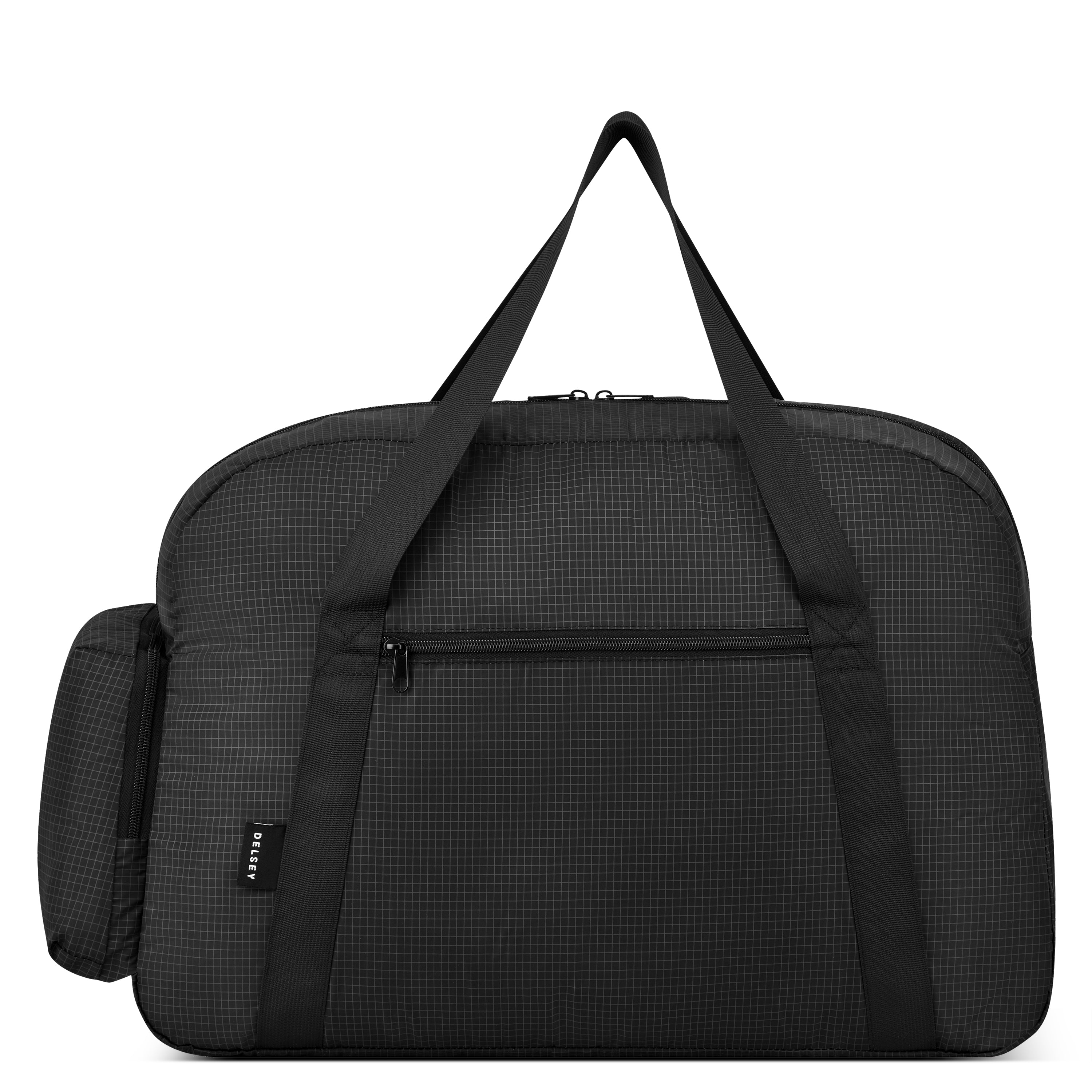 delsey-le-cuir-lisse-faltbare-tasche-56-cm-schwarz image 1
