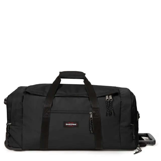 eastpak-leatherface-l-reisetasche-104l-rollentasche-schwarz image 1