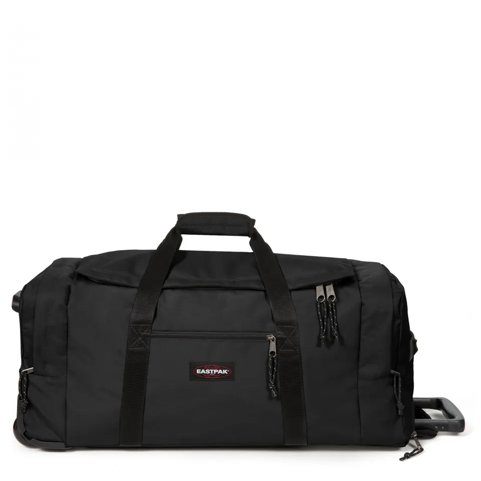eastpak-leatherface-l-reisetasche-104l-rollentasche-schwarz image 1