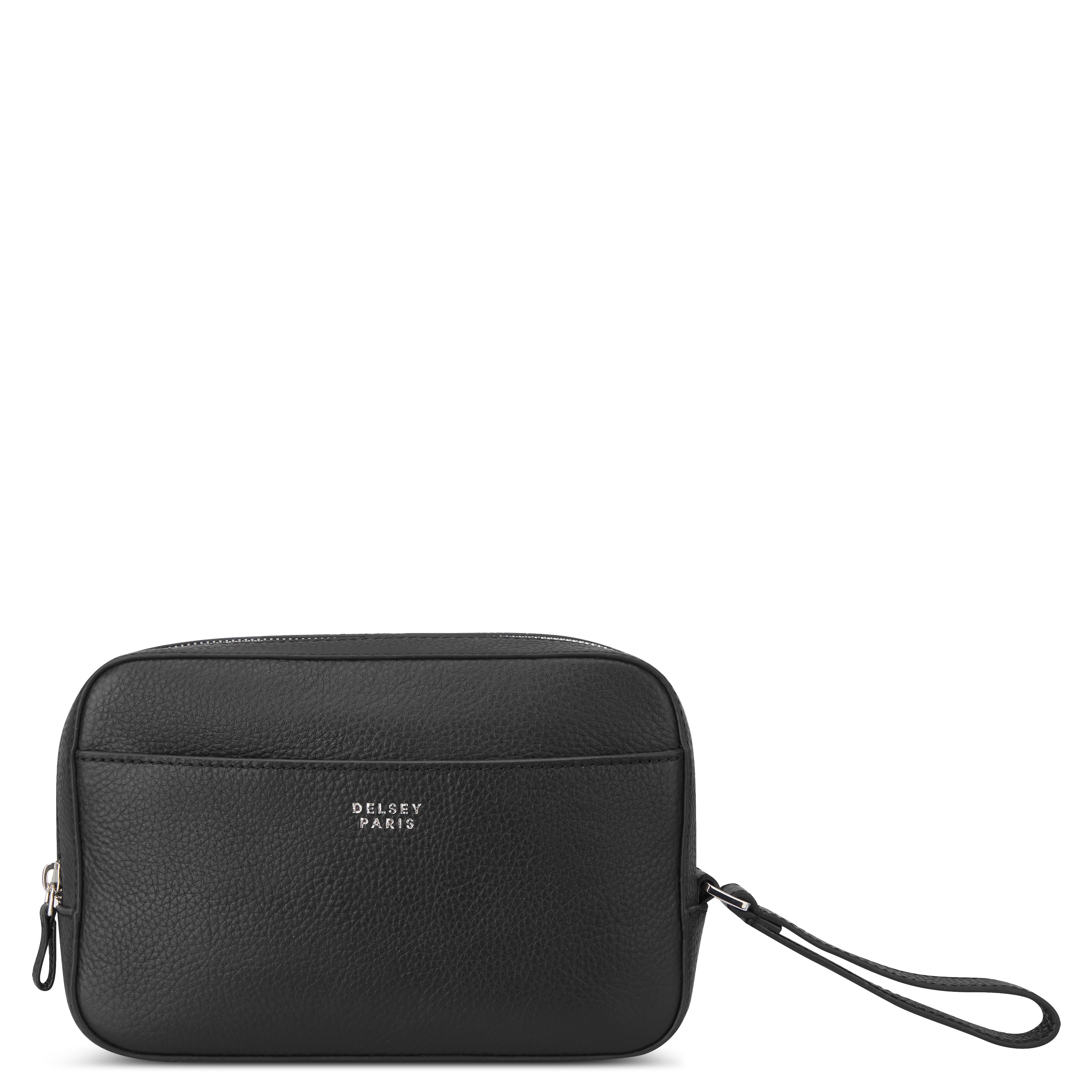 delsey-le-cuir-lisse-kulturtasche-schwarz-leder image 1