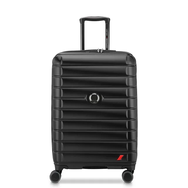 delsey-elegance-66-cm-hartschalenkoffer-schwarz-erweiterbar image 1
