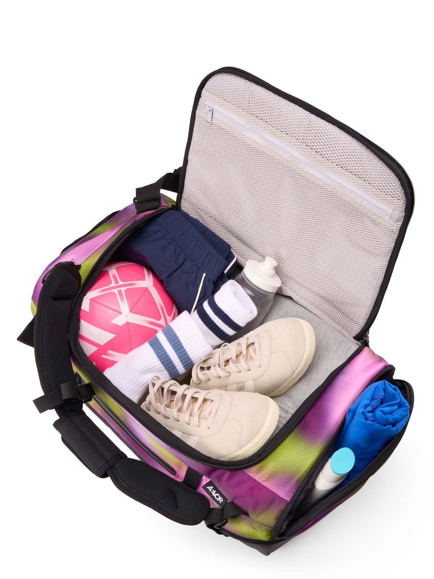 aevor-duffel-pack-47-60l-proof-psychedelic-slush-muster image 5