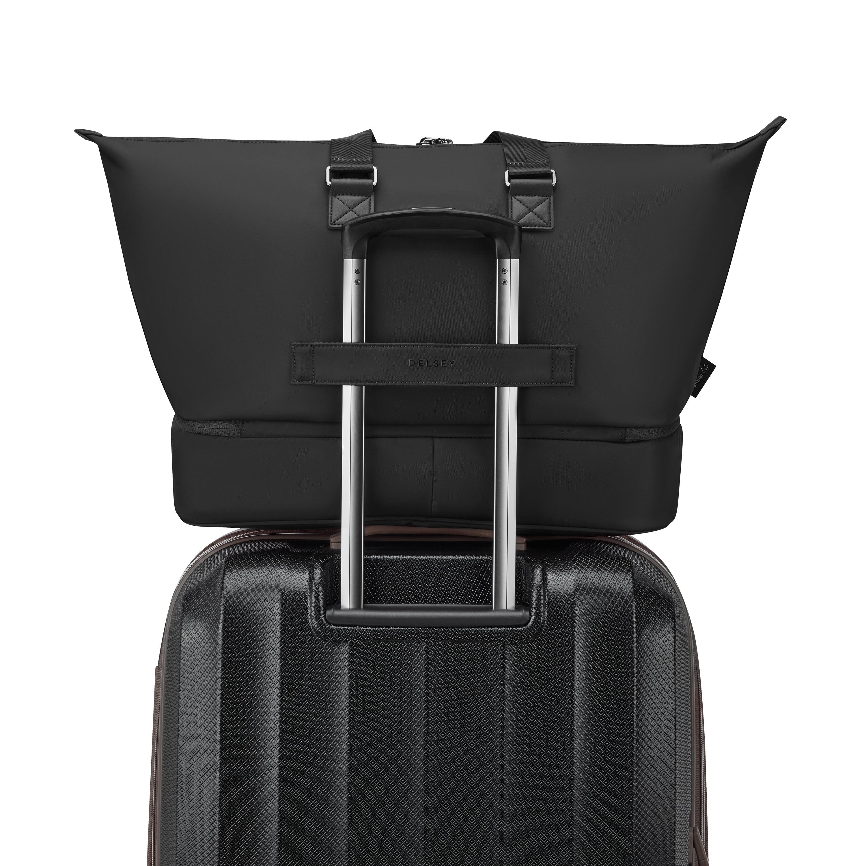 delsey-victoire-weekender-61-cm-schwarz-reisetasche image 6