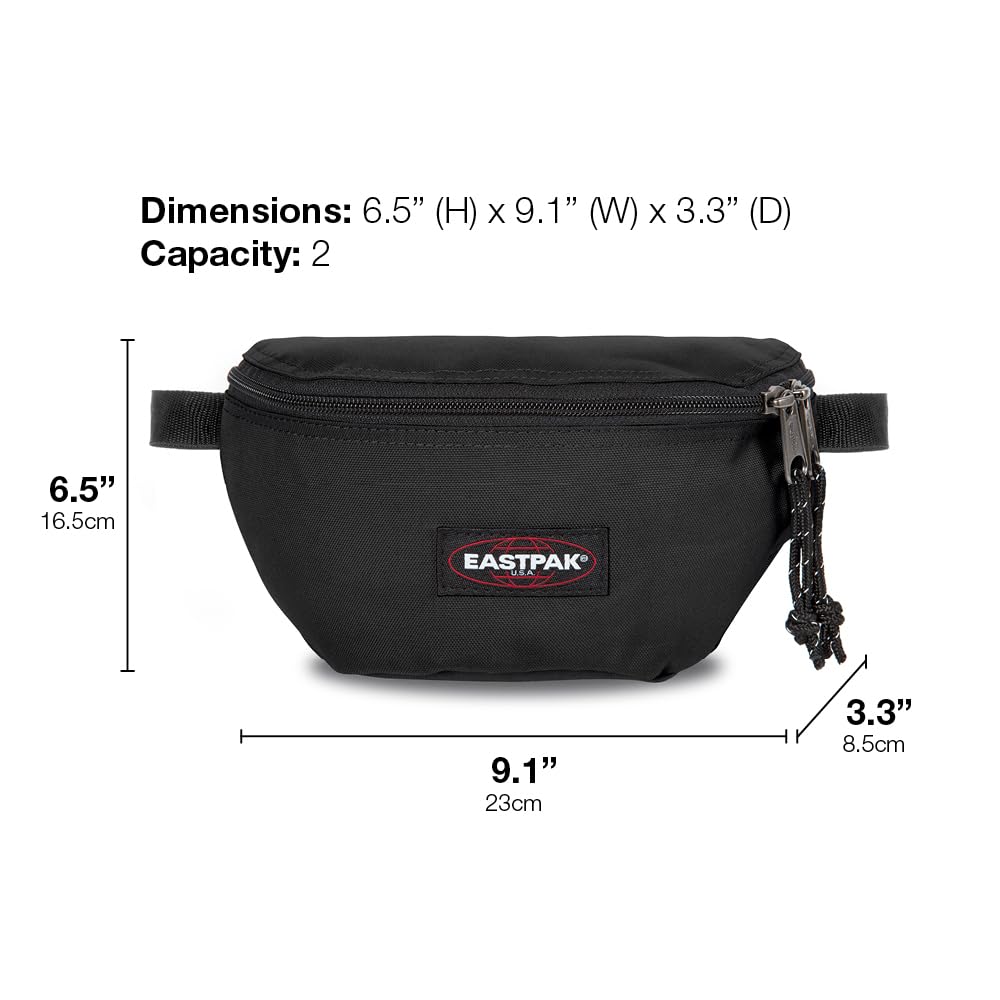 eastpak-springer-bauchtasche-schwarz-nylon-mit-gurt image 6