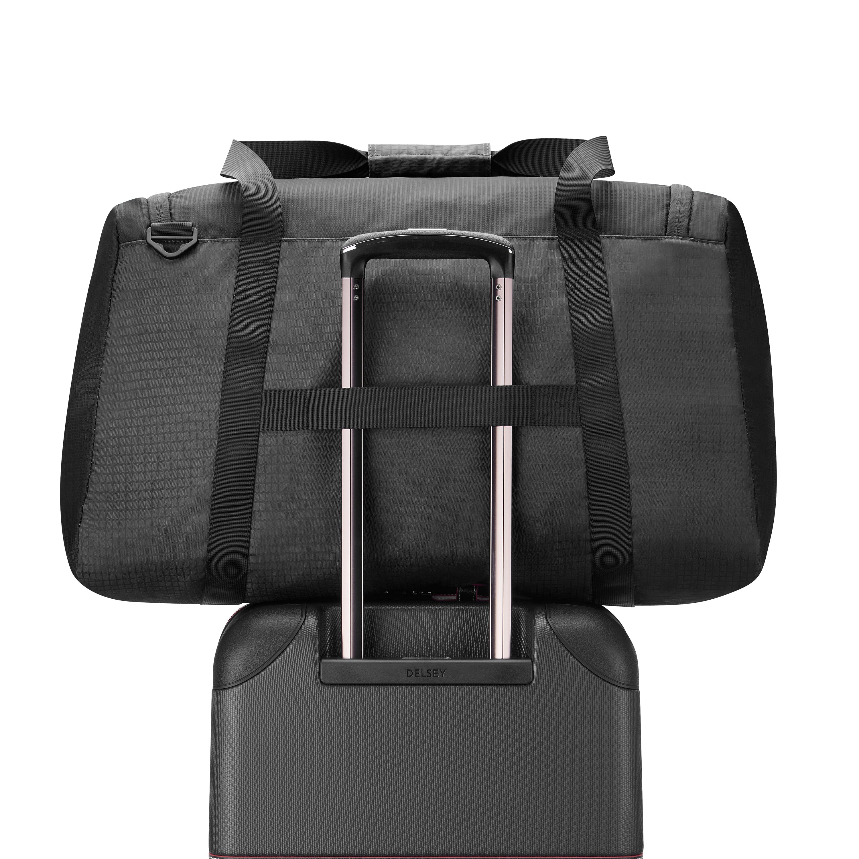delsey-nomade-duffle-bag-65-cm-schwarz-faltbar-reisetasche image 7