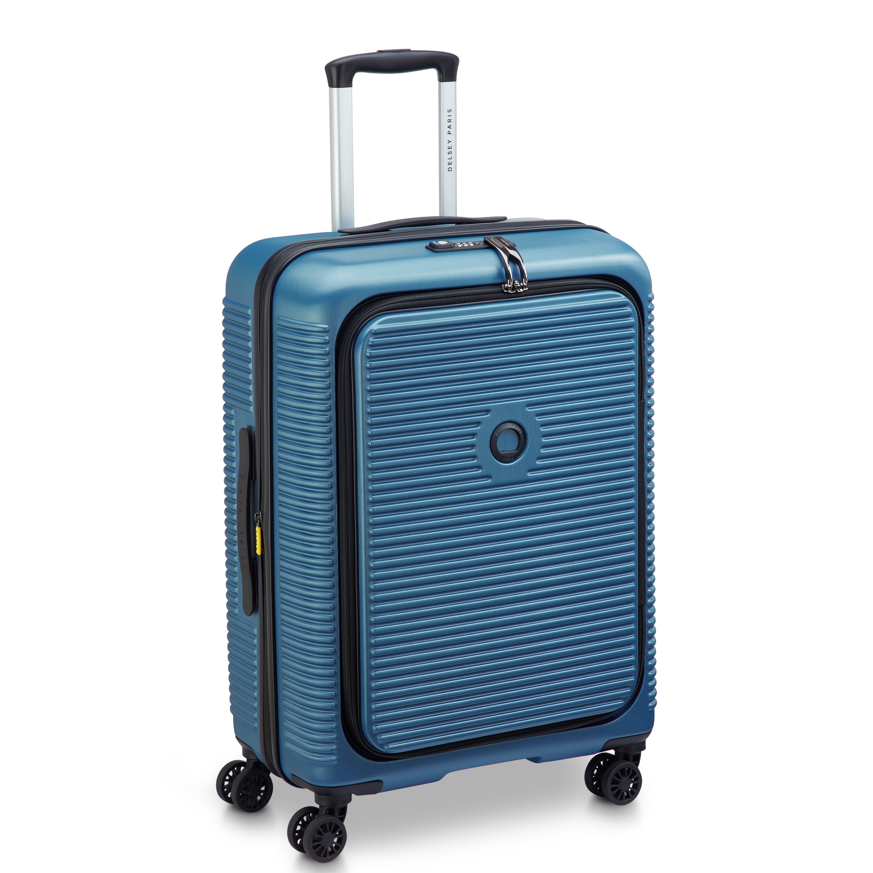 delsey-carrousel-2-freestyle-koffer-66-cm-blau-erweiterbar image 2