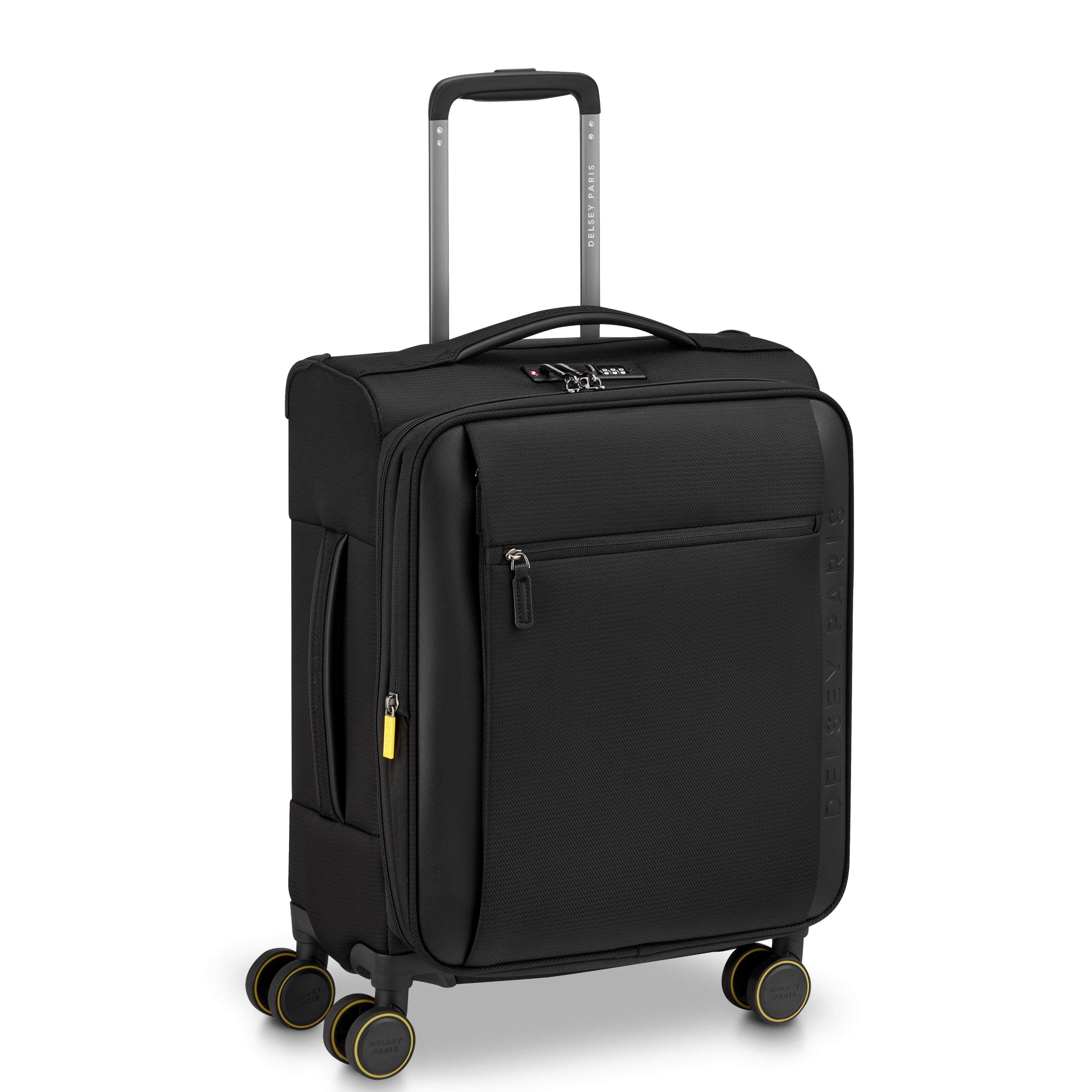 delsey-montmartre-3-kabinenkoffer-55cm-schwarz-erweiterbar image 2