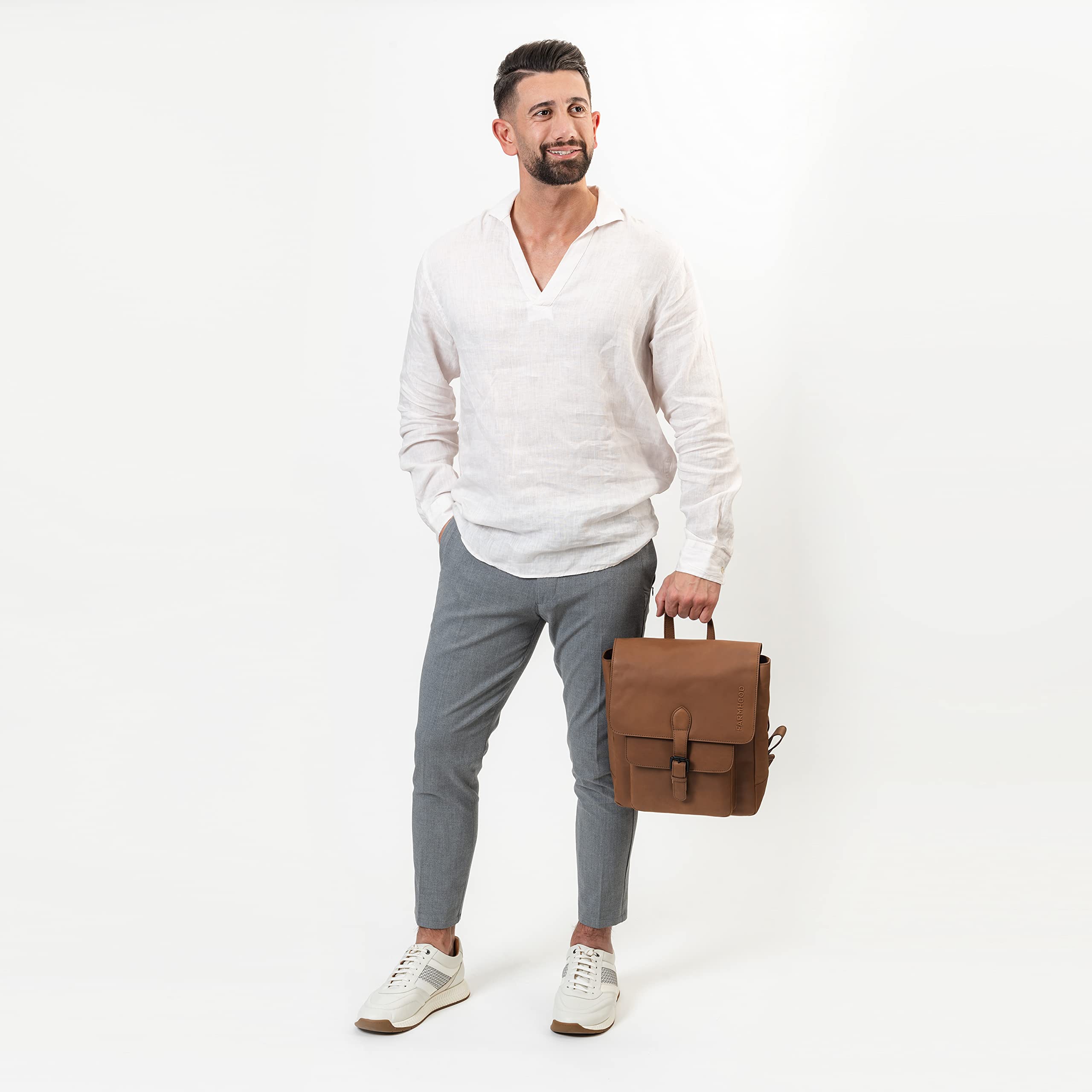 farmhood-nashville-city-rucksack-leder-35-cm-13-liter image 3
