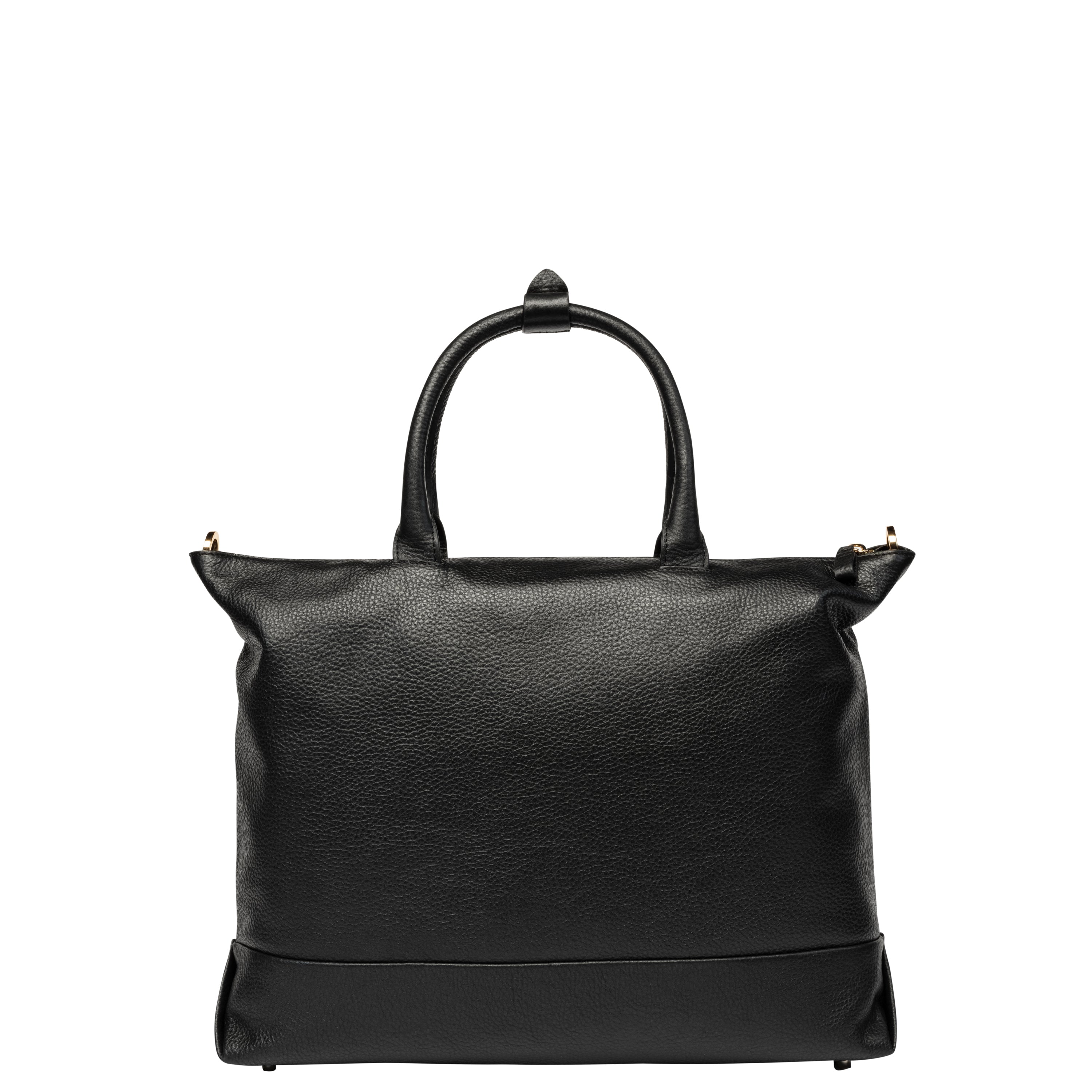 delsey-le-cuir-lisse-tote-bag-43-5-cm-handtasche-schwarz-leder image 4