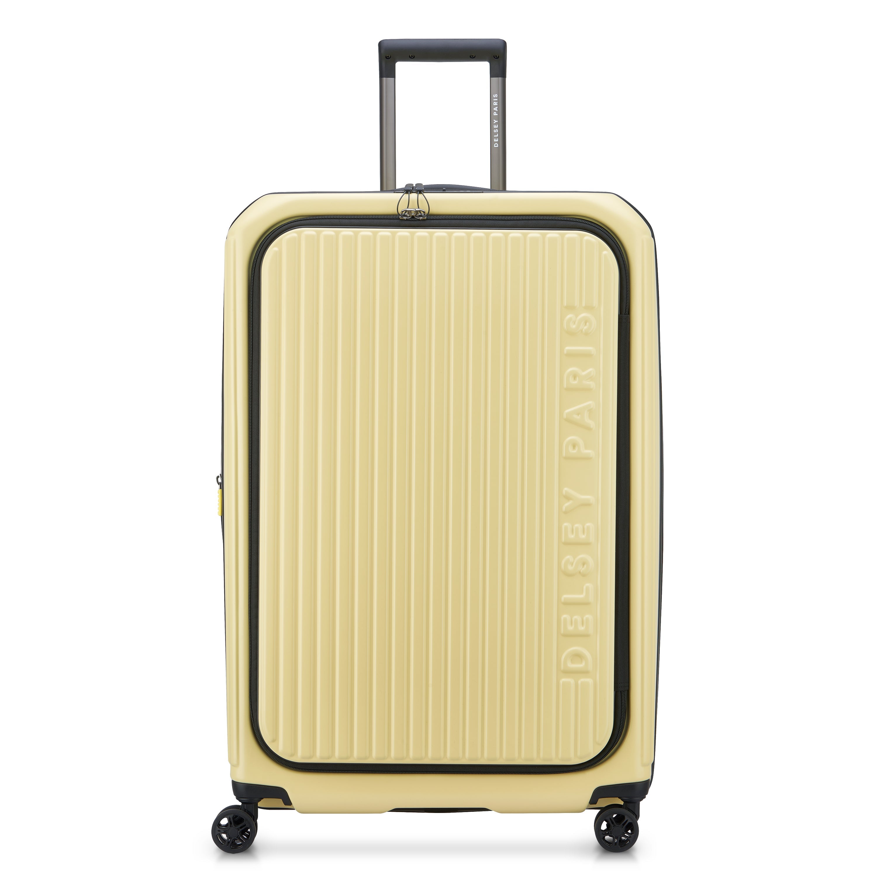 delsey-paris-brochant-3-securitime-zip-koffer-75-5-cm-gelb-erweiterbar image 1