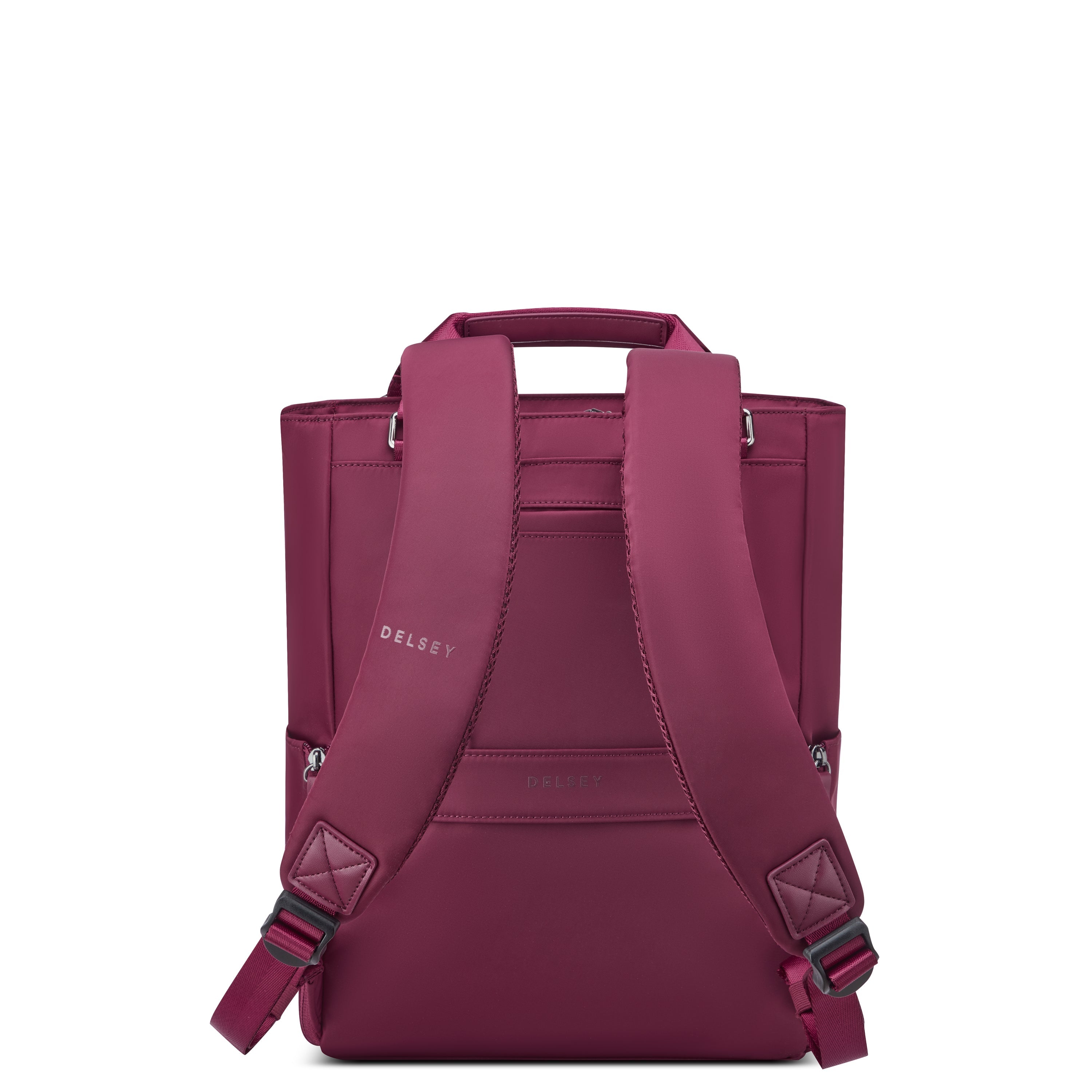 delsey-victoire-tote-backpack-17l-burgundy-laptop image 7