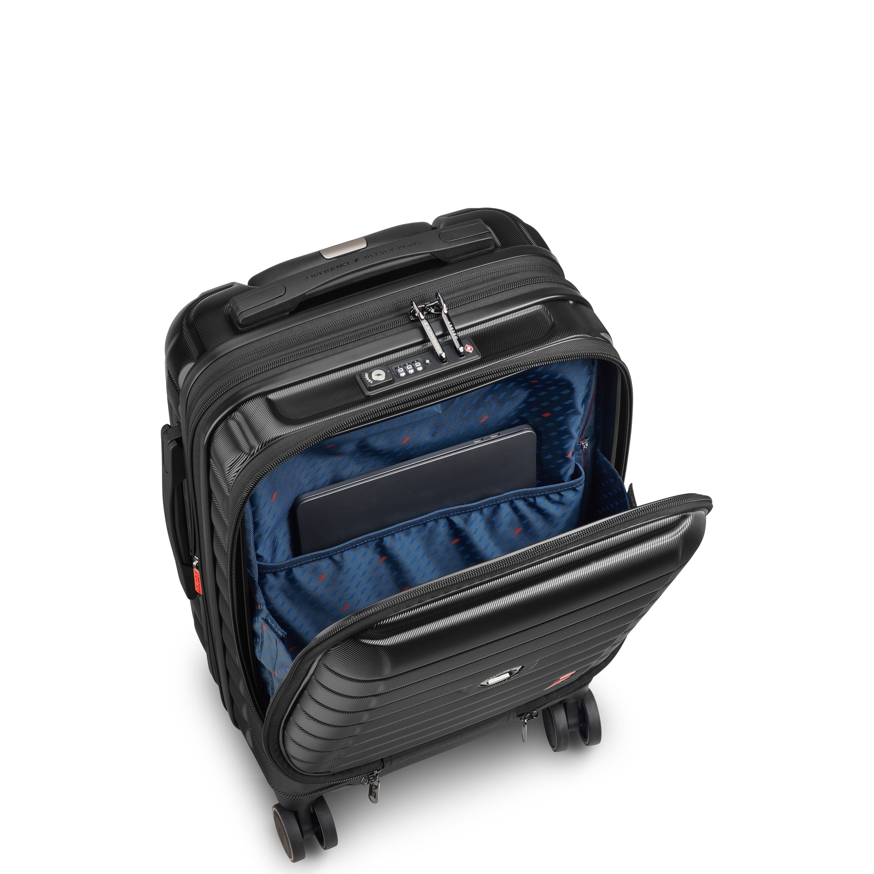 delsey-elegance-kabinenkoffer-55-cm-schwarz-erweiterbar-hartschale image 4