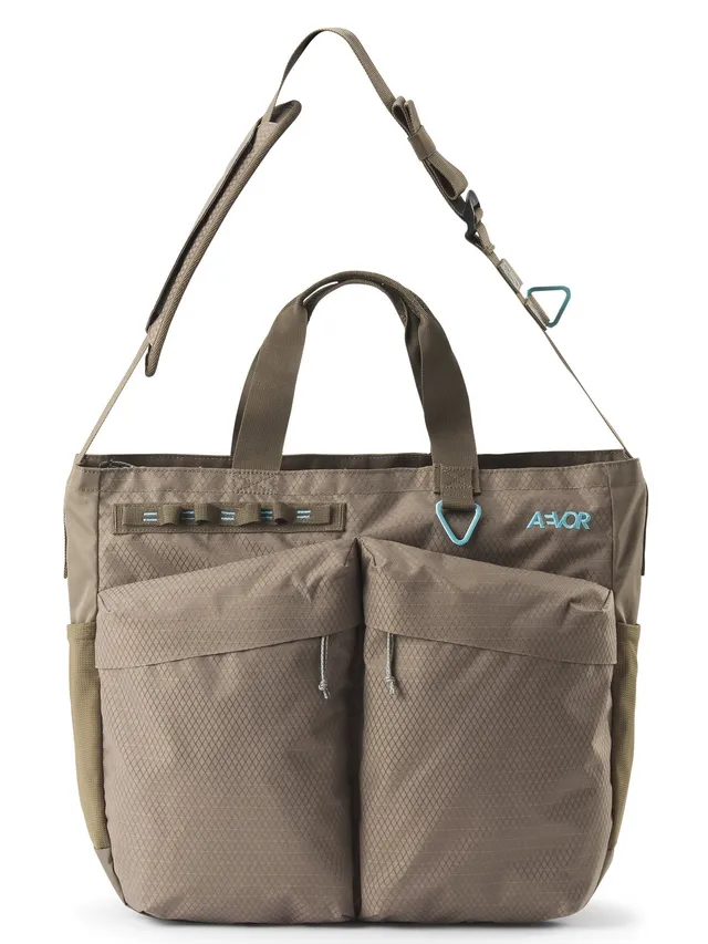 aevor-utility-tote-shopper-22l-coffee-brown-mit-laptopfach image 1